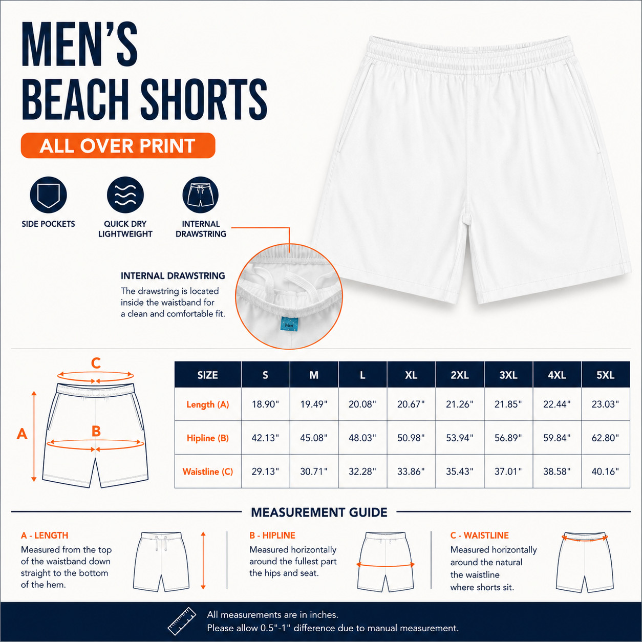 Personalized Tropical Swim Trunks, Custom Men’s Beach Shorts, Vacation Gift