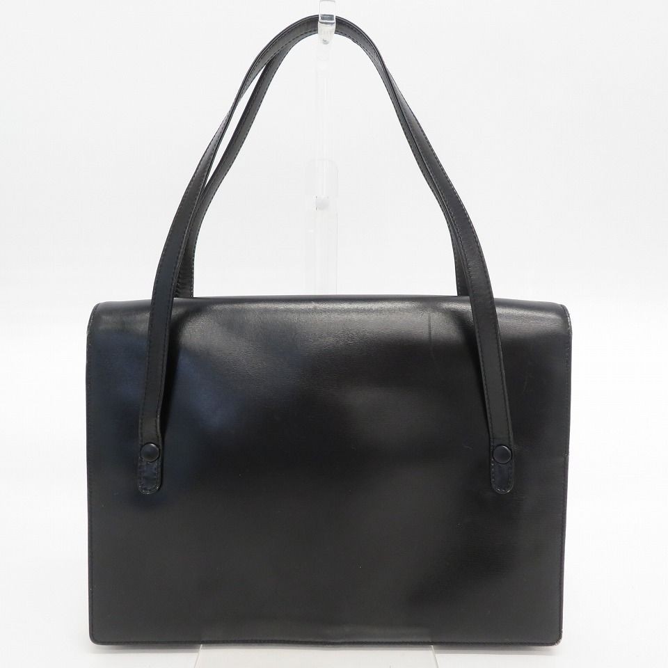 Loewe LOEWE Vintage Anagram Leather Flap Shoulder Bag 864995