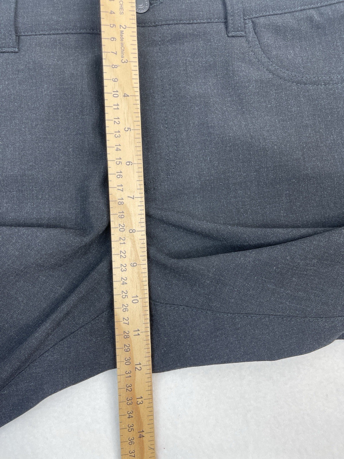 Alberto Regular Fit Ceramica Pants Mens 34×29 Stone Grey Trousers EUC