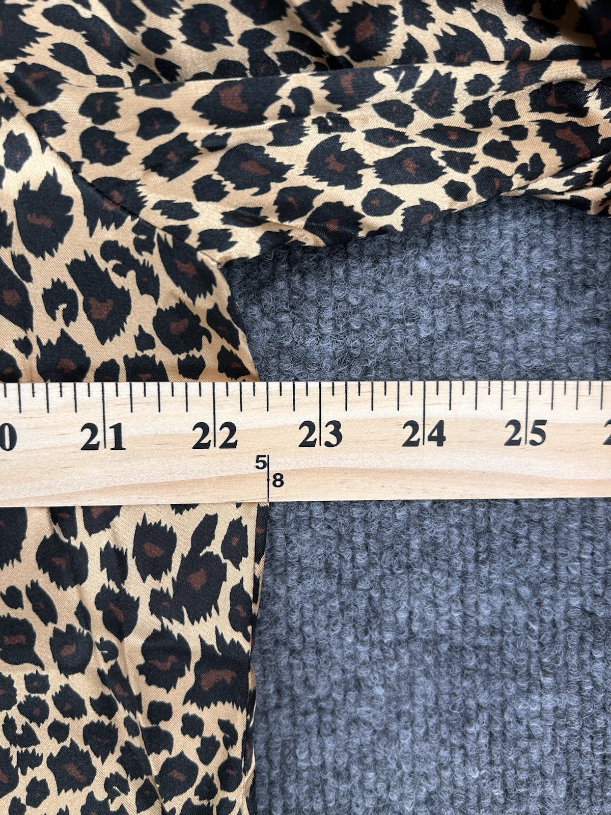 Casual Living Leopard Print Long Sleeve Pajama Set In Bag Womens L Lounge Cozy