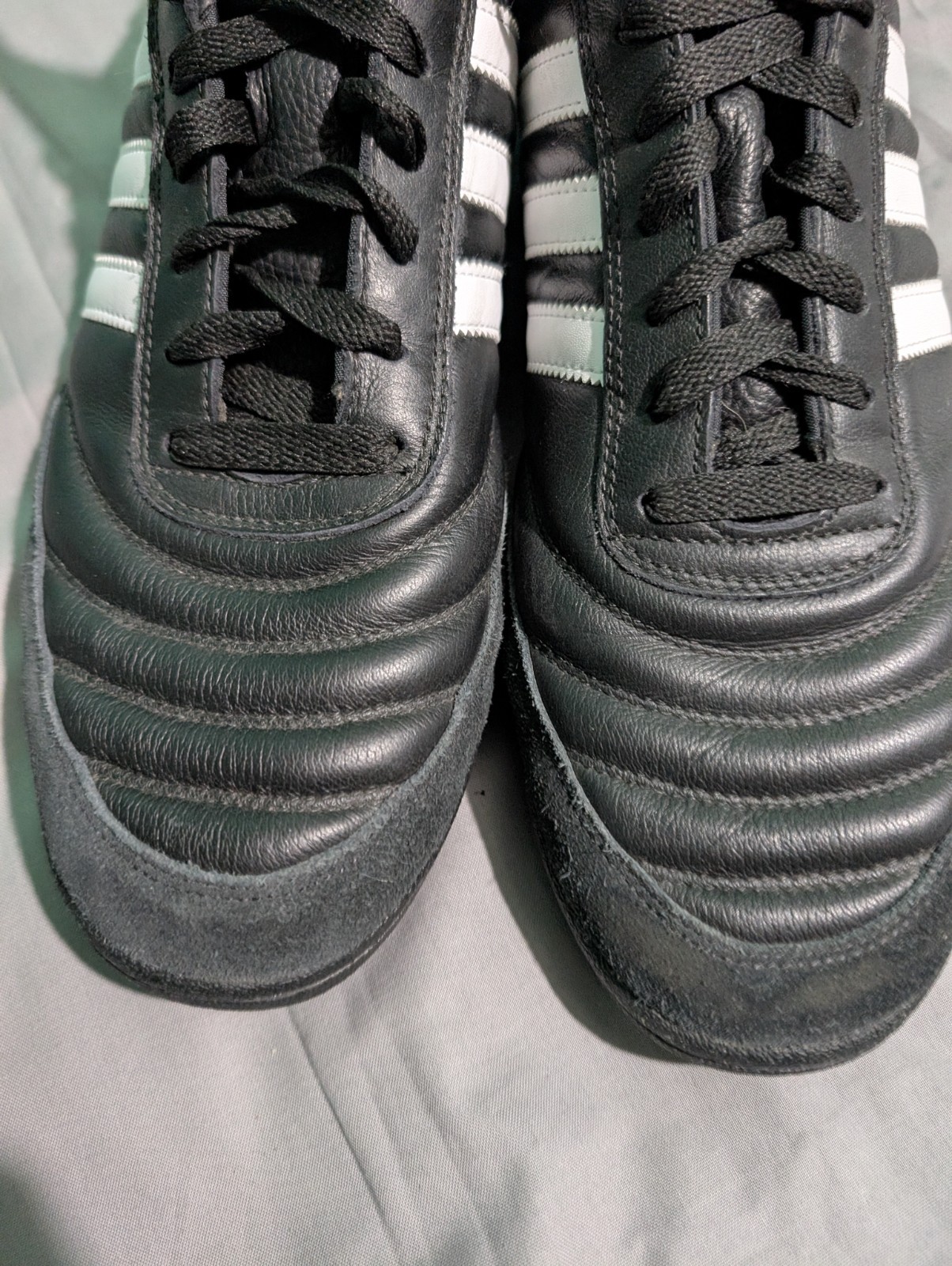 adidas Mundial Team Black Cloud White Men’s Sz 13 Turf Soccer Shoes