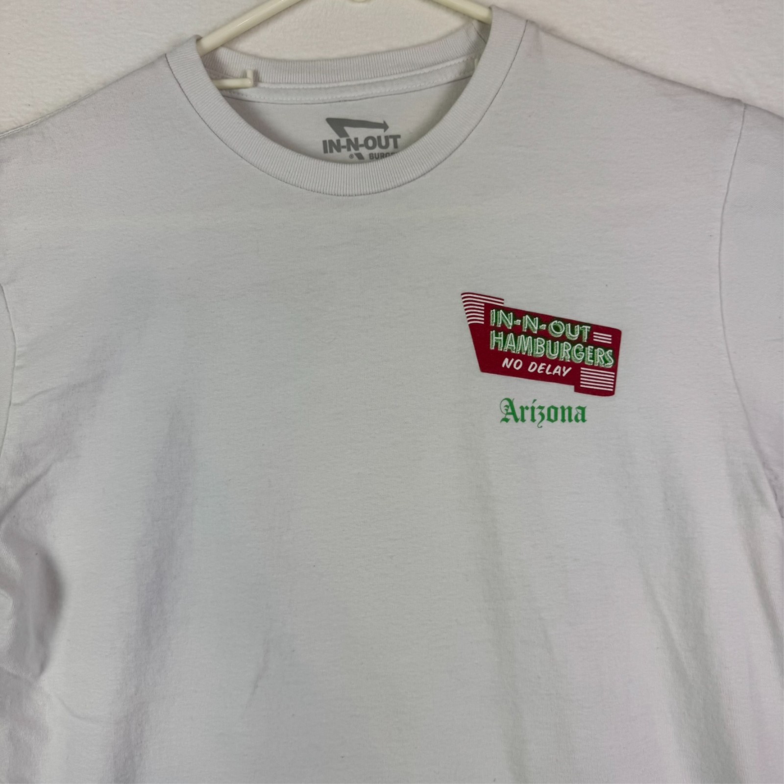 In-N-Out Burger Quality-N-Speed TShirt Men’s Medium Short Sleeve Melissa Noriega