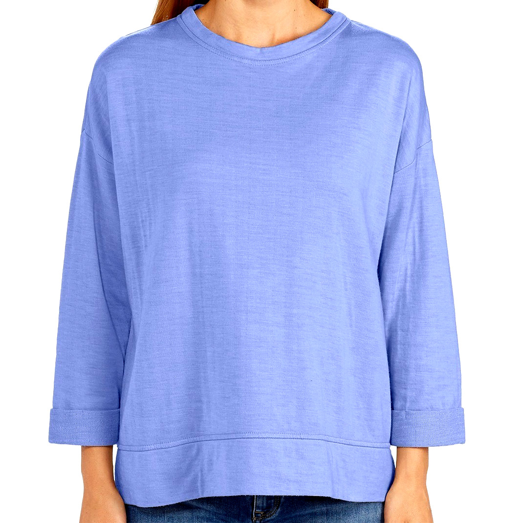 Fresh Produce xsmall small peri blue pullover waterfront Callie Top $55 NWT xs s