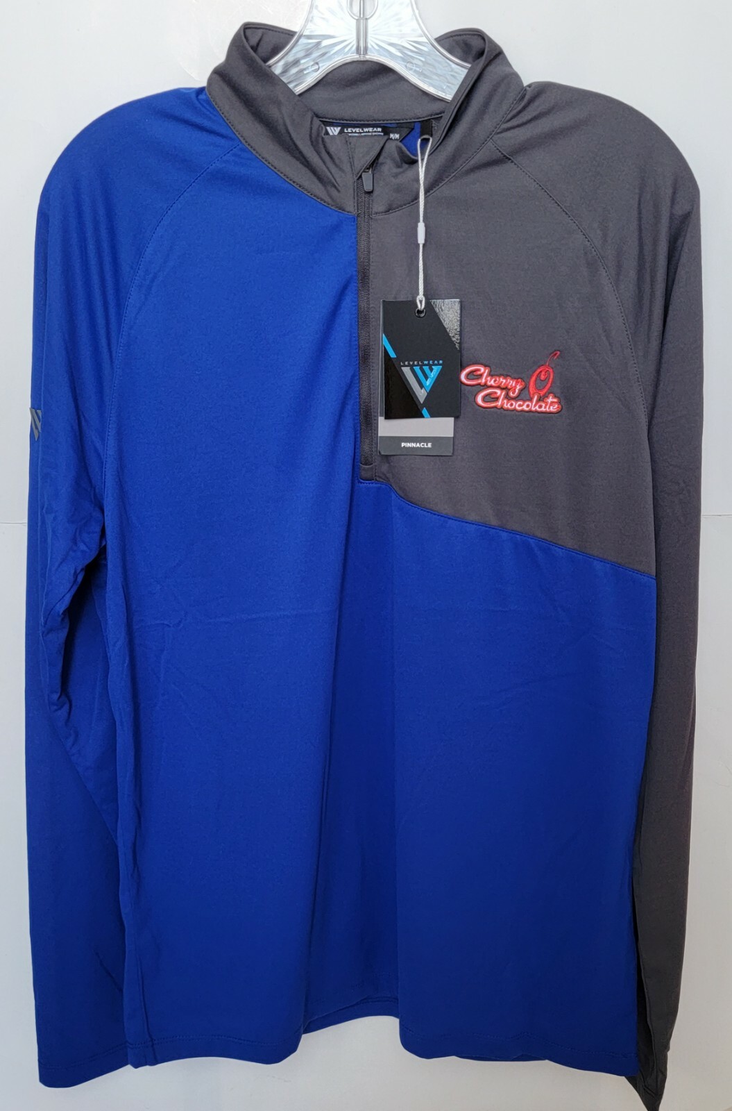 Level Wear Pinnacle Pullover Long Sleeve Shirt Size M NWT Blue
