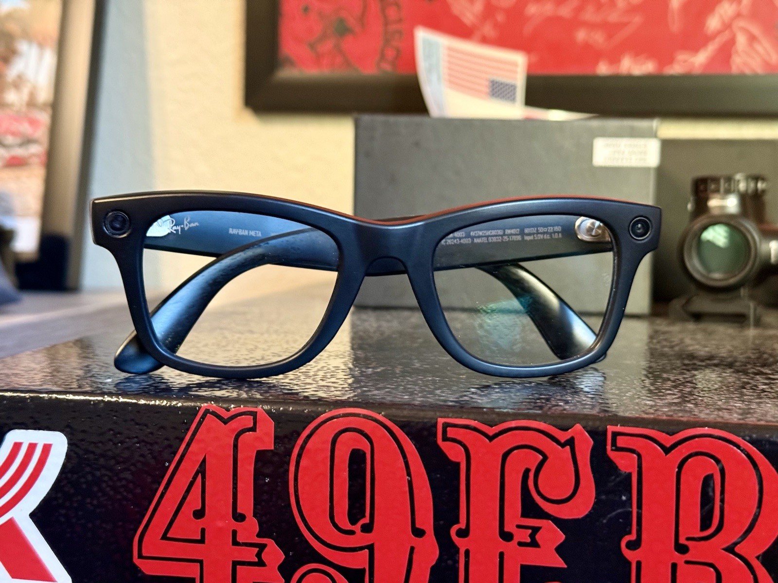BNIB* MODIFIED “Stealth Mode” Ray-Ban Meta Wayfarer Gen 2 Graphite Lens.
