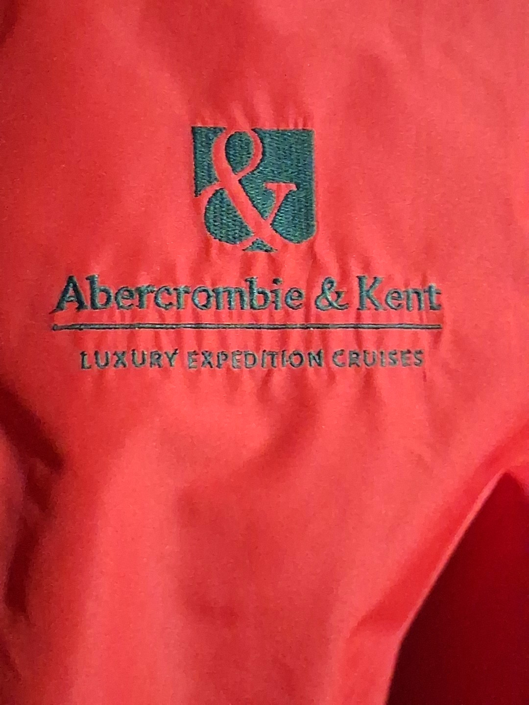 Abercrombie And Kent Luxury Expedition Cruise Hooded Lined Bomber Jacket Sz XXL