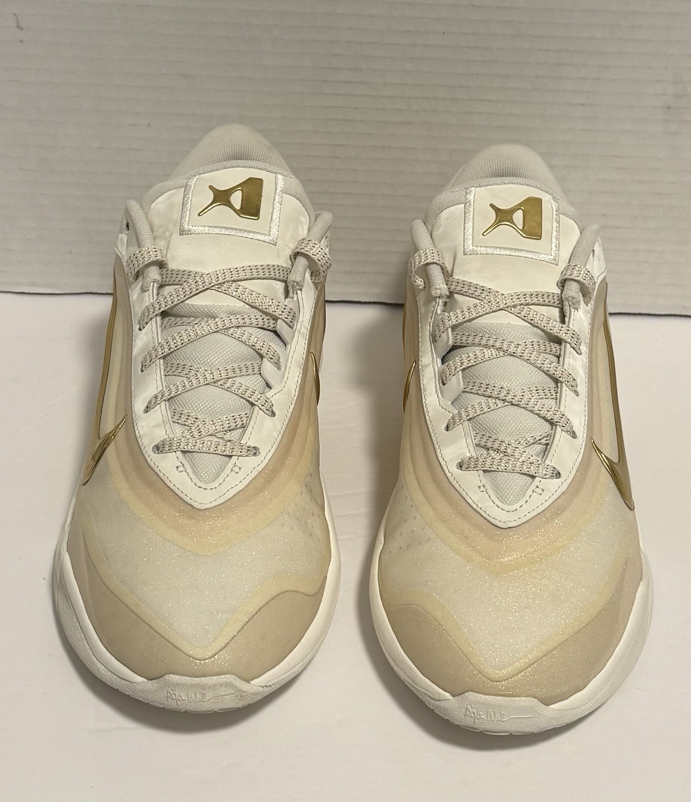 Nike A’One Sail/Metallic Gold Dynasty Basketball FZ8605-102 (Womens 11)(Mens 9.5