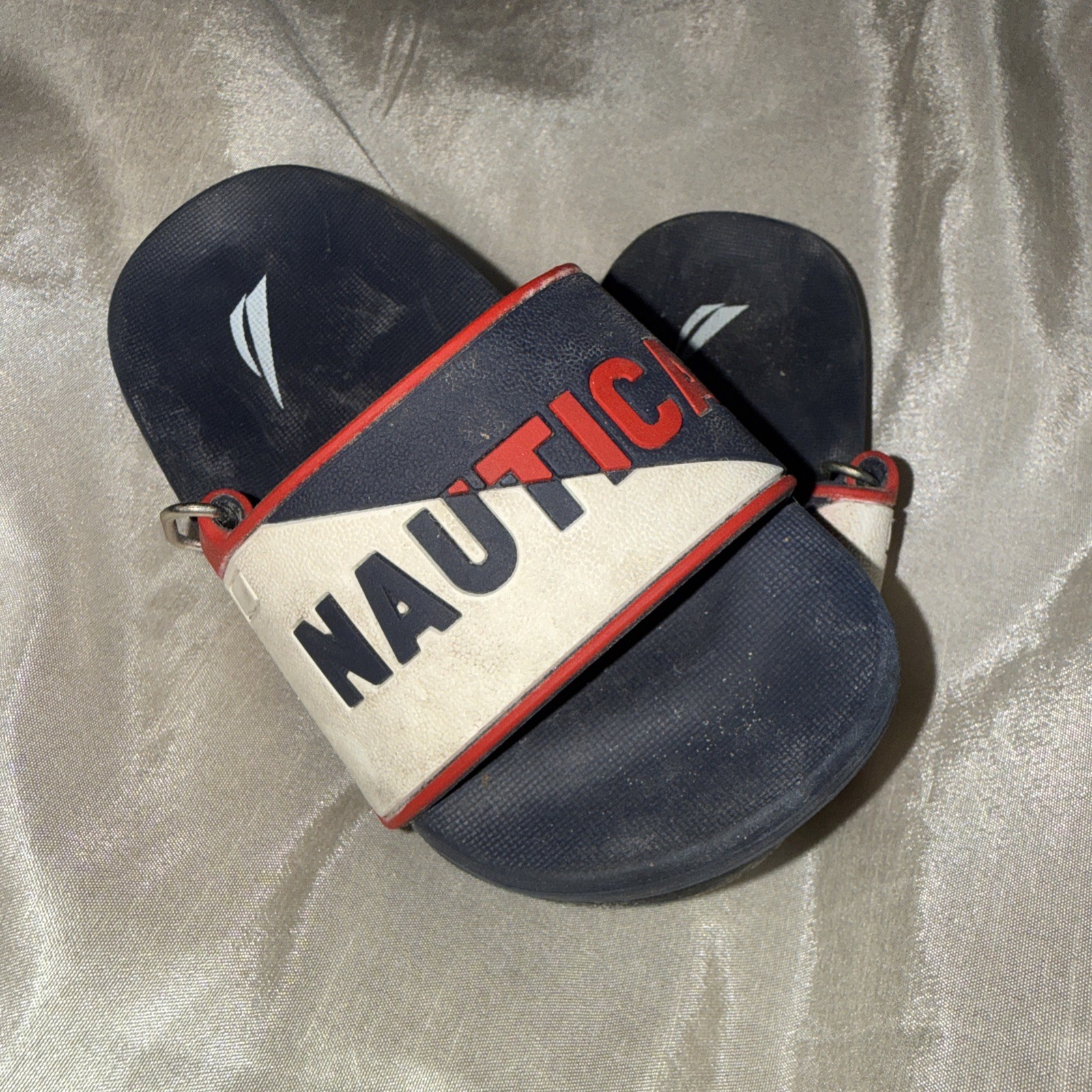 Toddler Size 6 Nautica Sandel Slip On Casual Shoes Navy Blue