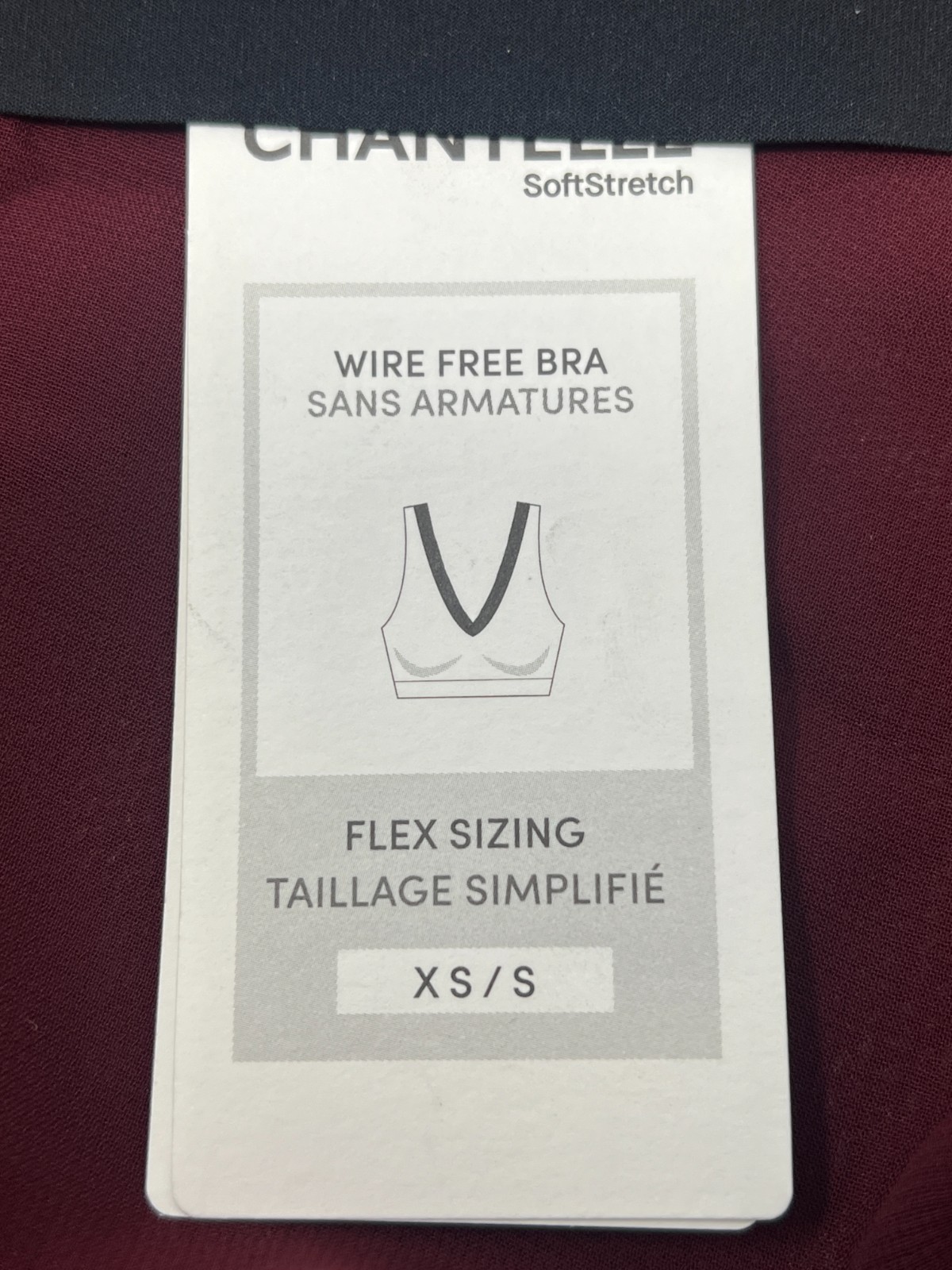 NWT Chantelle XS/S Black Padded Wire Free Bra C11G60