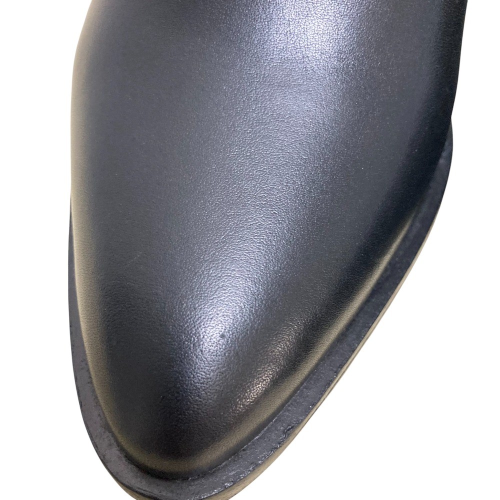 All Saints Leather Ring Boots, Size 37, Approx. 9.3 inches, Black Women USED