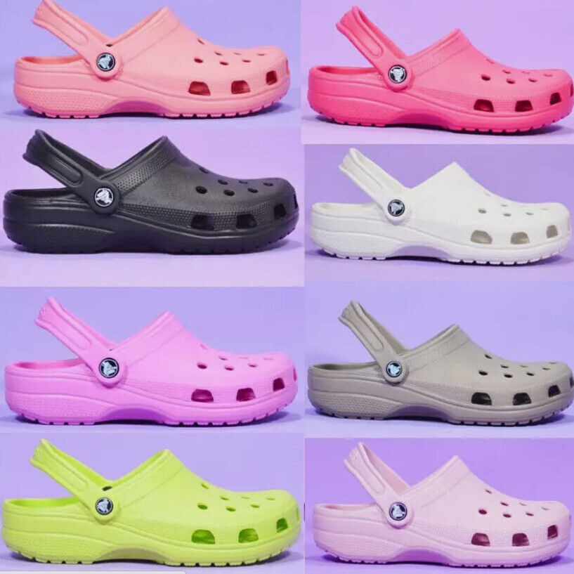 Unisex Crocs Classic Clog Sandals mens womens Shoes kids girls boys slippers