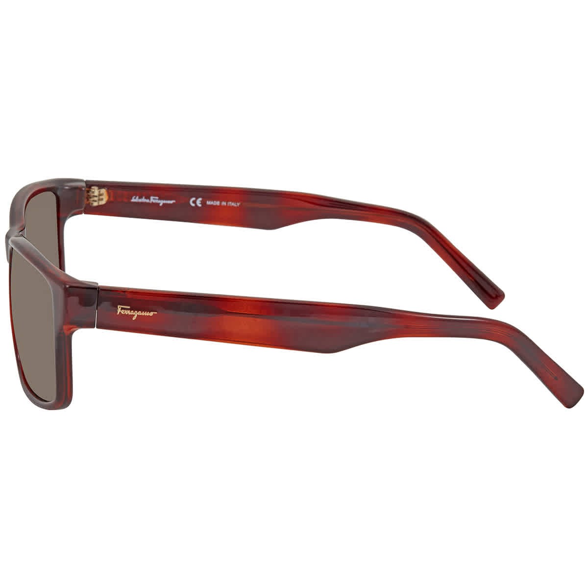 Salvatore Ferragamo Brown Rectangular 58 mm Men’s Sunglasses SF960S 214 58