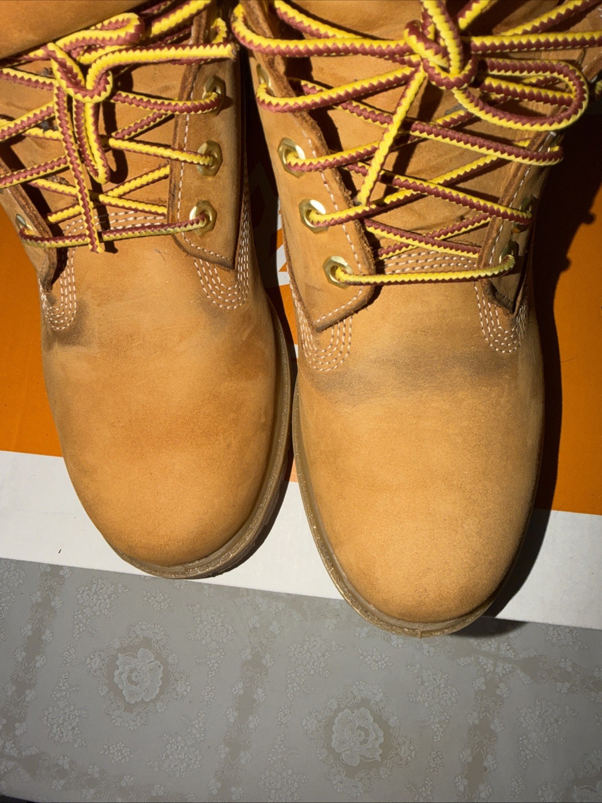 Timberland Men’s 6-inch Premium Waterproof Boot, Wheat Size 8.5M