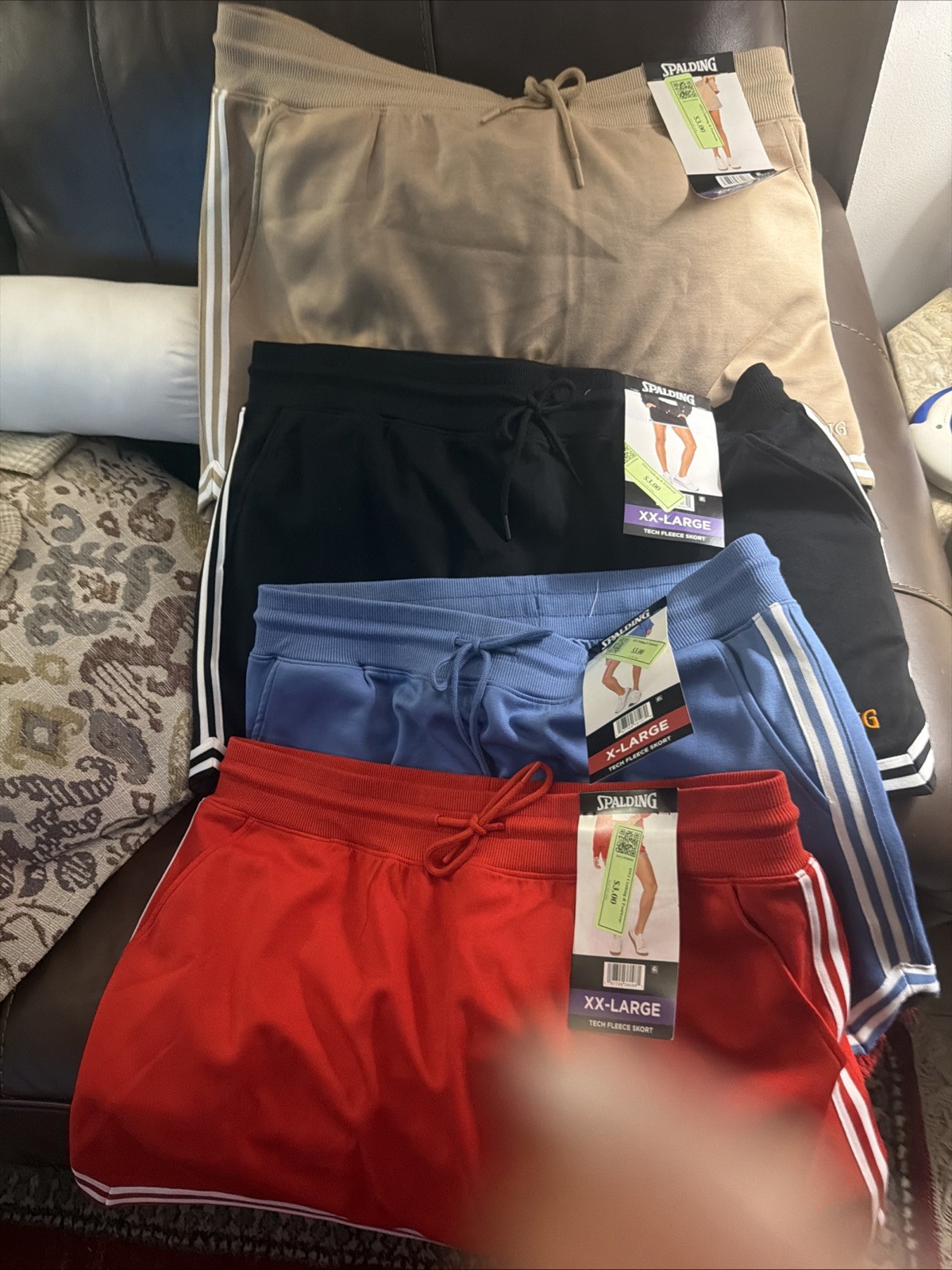 Spalding XX -large Tech Fleece Skirt Taupe, Red, And Black. Choose Your Color