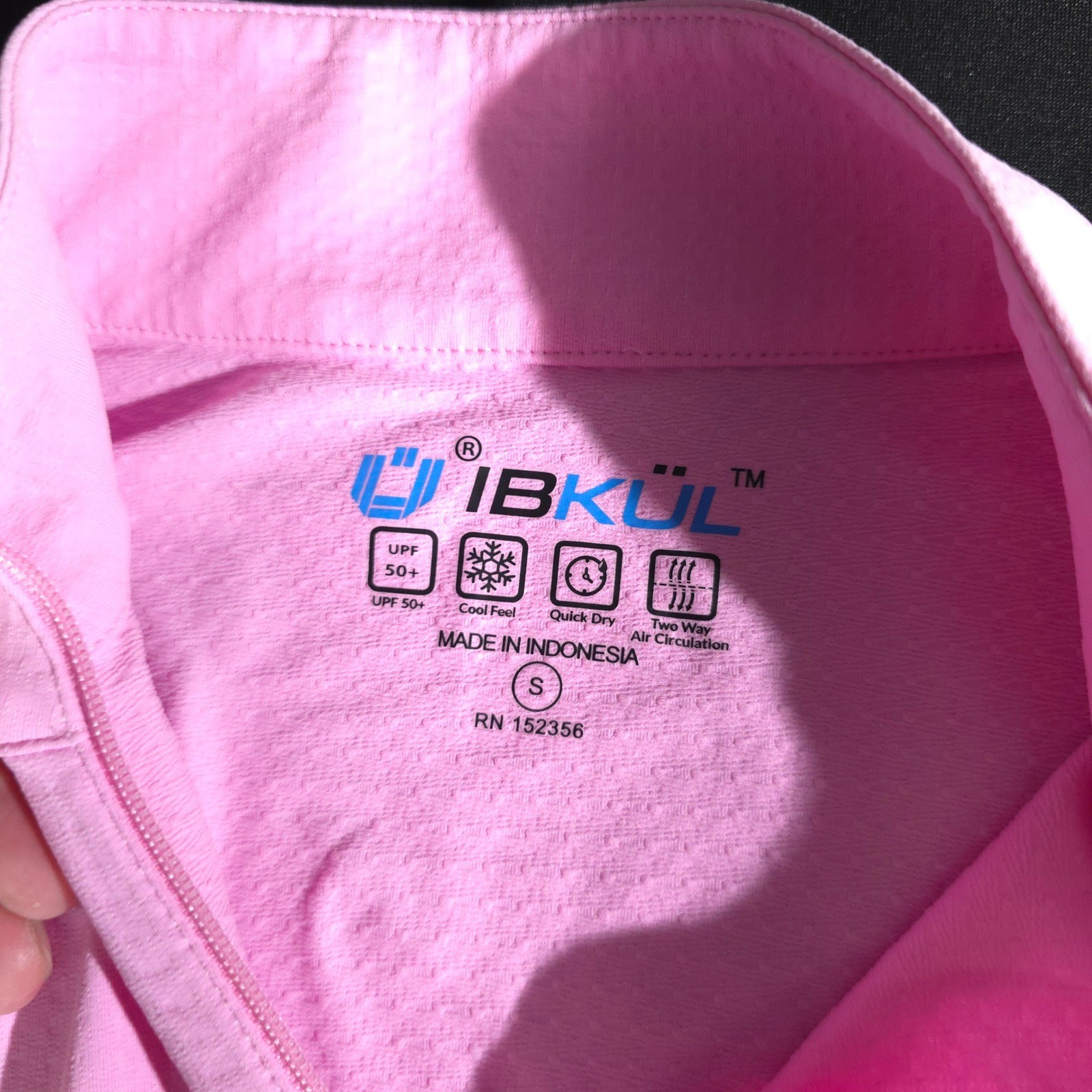 IBKÜL Quarter Zip Pullover Women S Pink UPF 50+ Mesh Panels Mock Neck Activewear