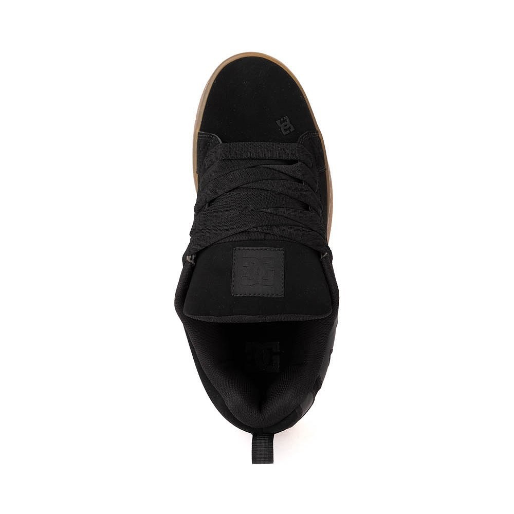 Men’s DC Court Graffik Black / Gum Skateboarding Shoe Size 9.5 BGM 300529 NEW