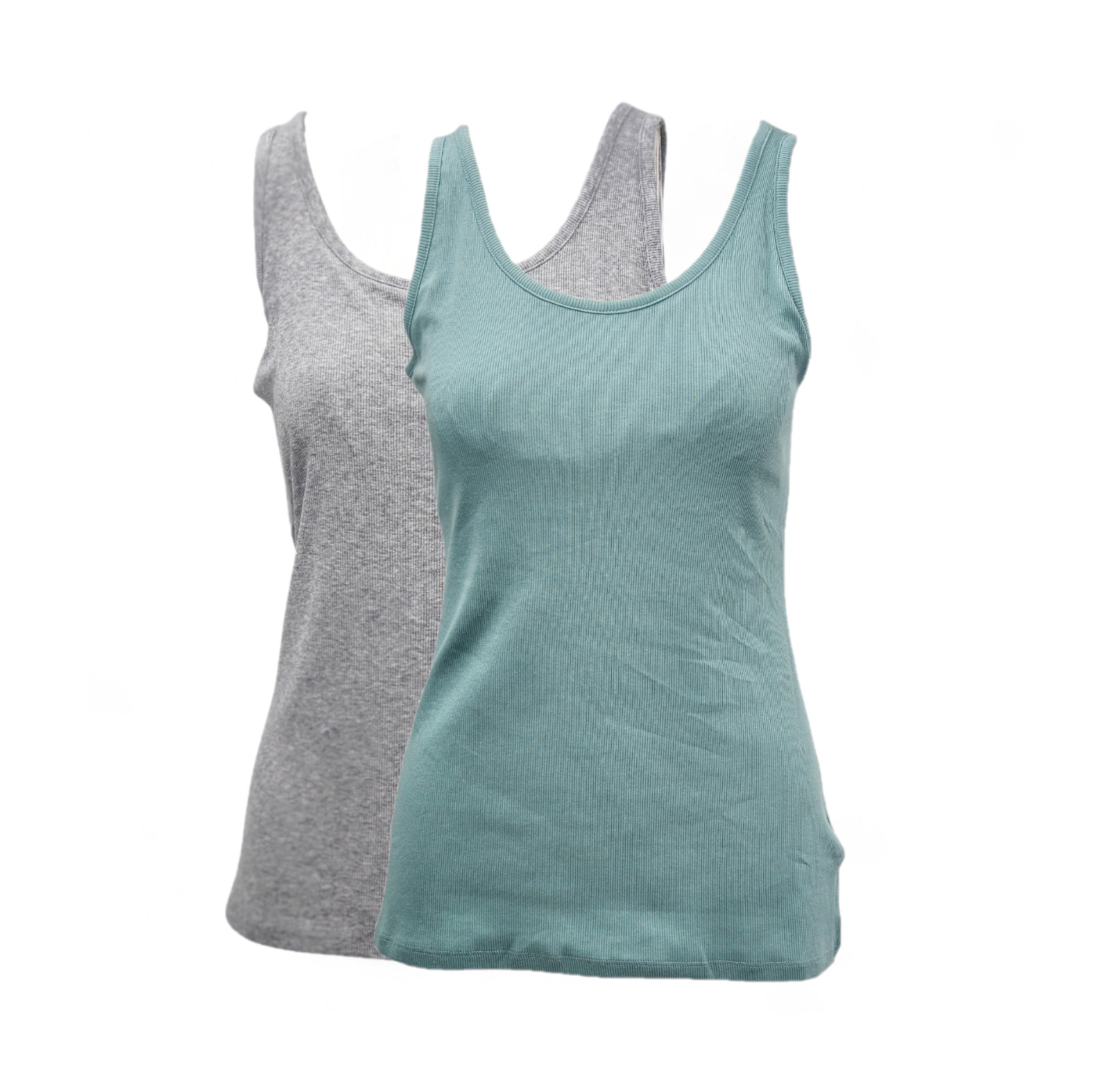 M&S 2pk Cotton Rich Secret Support womens Vests