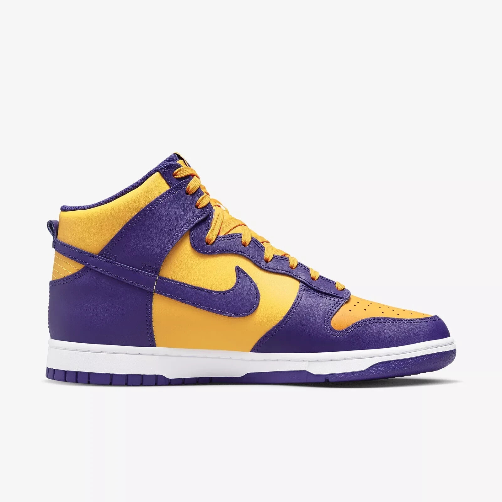 Nike Dunk High Retro DD1399-500 Purple Yellow Lakers Men’s Sneaker [US 7-12] New