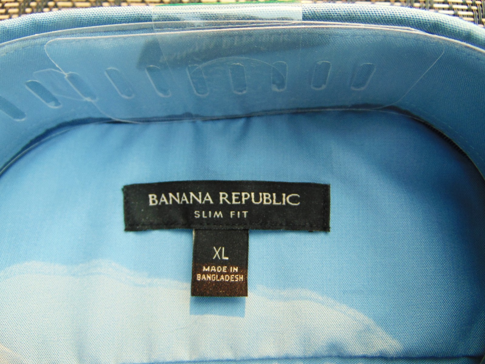 XL MEN’S BANANA REPUBLIC ~ BLUE~ NON IRON SLIM FIT~LONG SLEEVE SHIRT ~ BRAND NEW