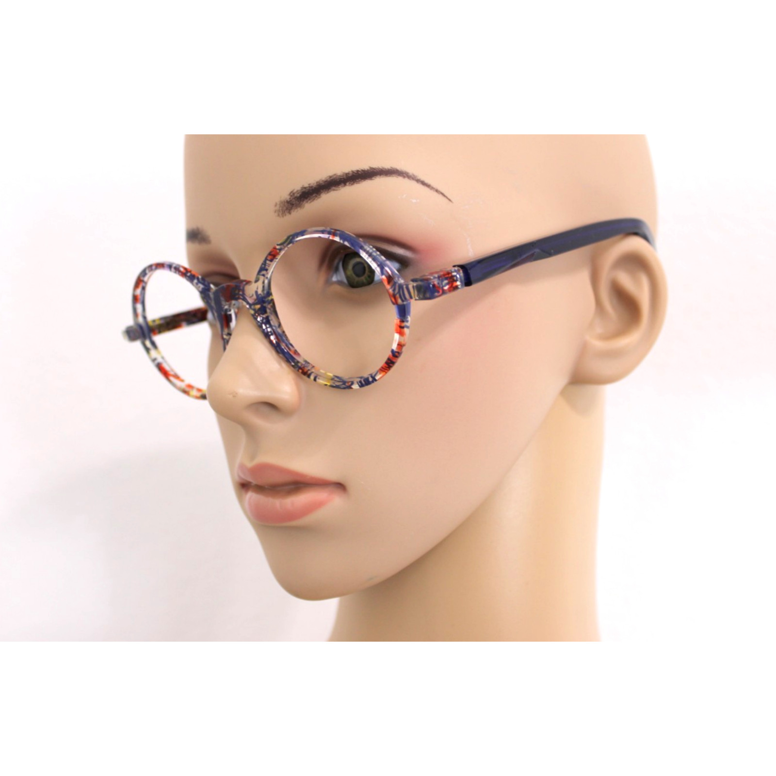 Piero Massaro Eyeglasses Glasses Frames Only PM484 EY2 Round Unisex Italy 142mm