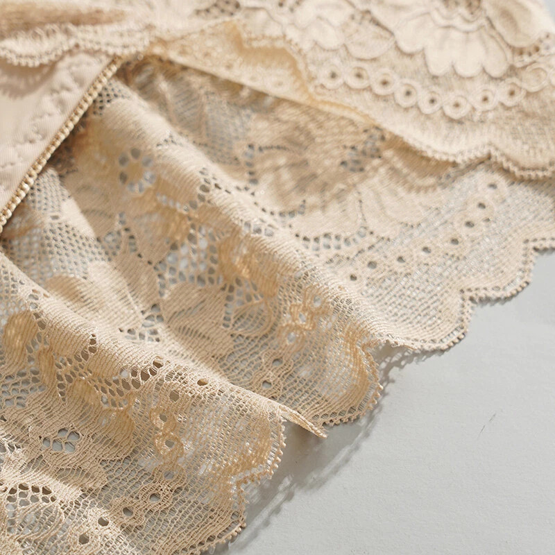 5 Pack Lot Womens Sexy Panties Lingeries High Waist Lace Underwear Thongs Brief