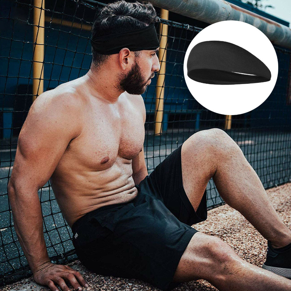 Sports Headband Fitnesss Yoga Gym Basketball Sweatband Hair Wraps for Men Women