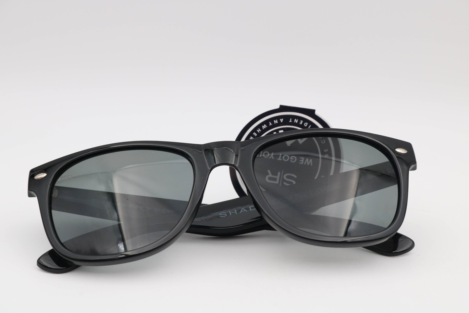 Shady Rays Classic Blackout Md Pro Black/Black Square Cl-39X Polarized Sunglasse