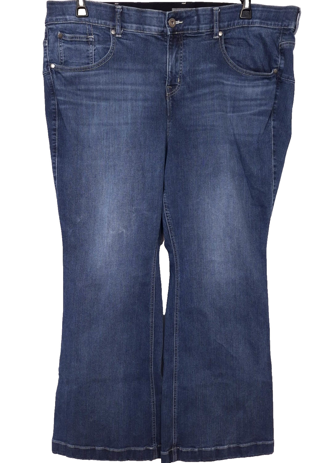 Torrid Jeans Womens 26R (48×31.5) Bombshell Flare Premium Stretch Medium Blue
