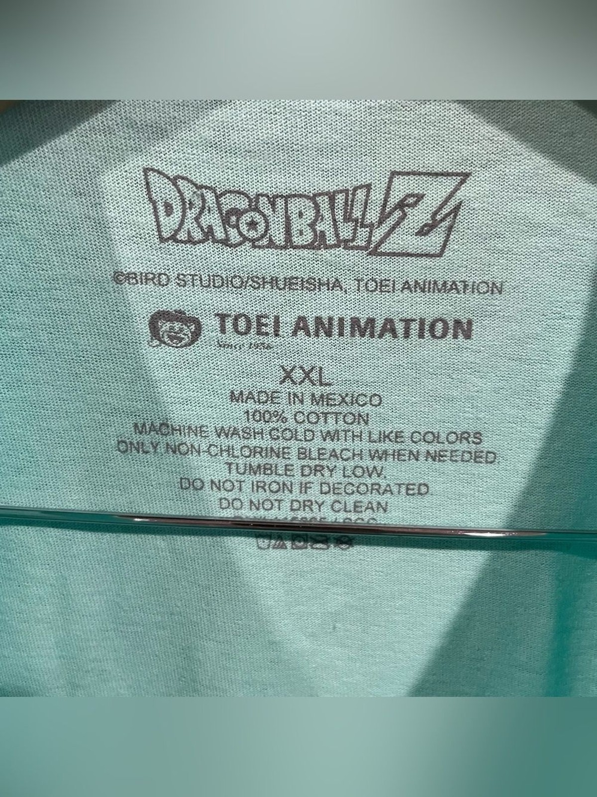 Dragon Ball Z Frieza Graphic Tee – Mint Green 100% Cotton