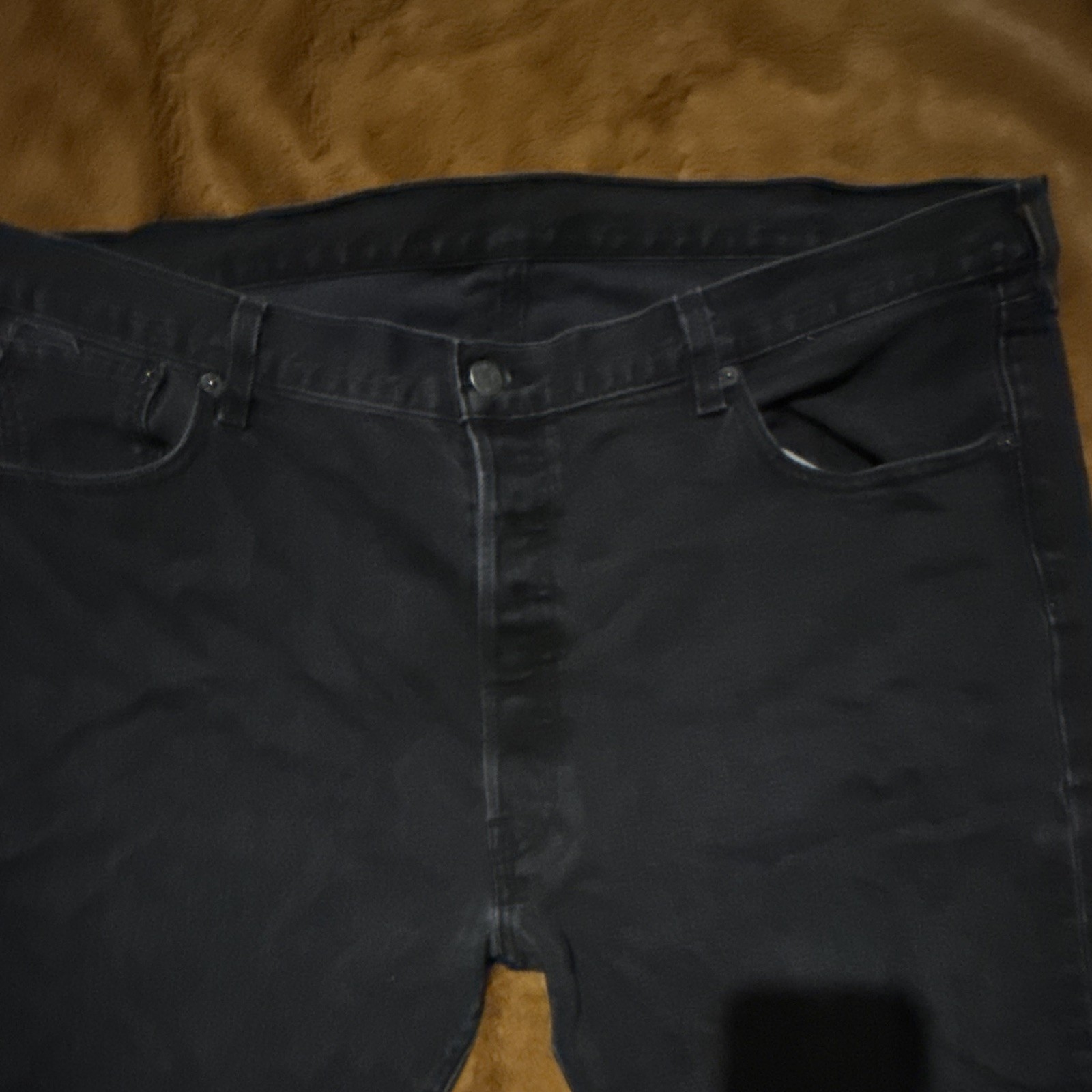 Levi’s Water Less Men’s Black Slim Taper Denim Jeans Mid Rise 5-Pocket