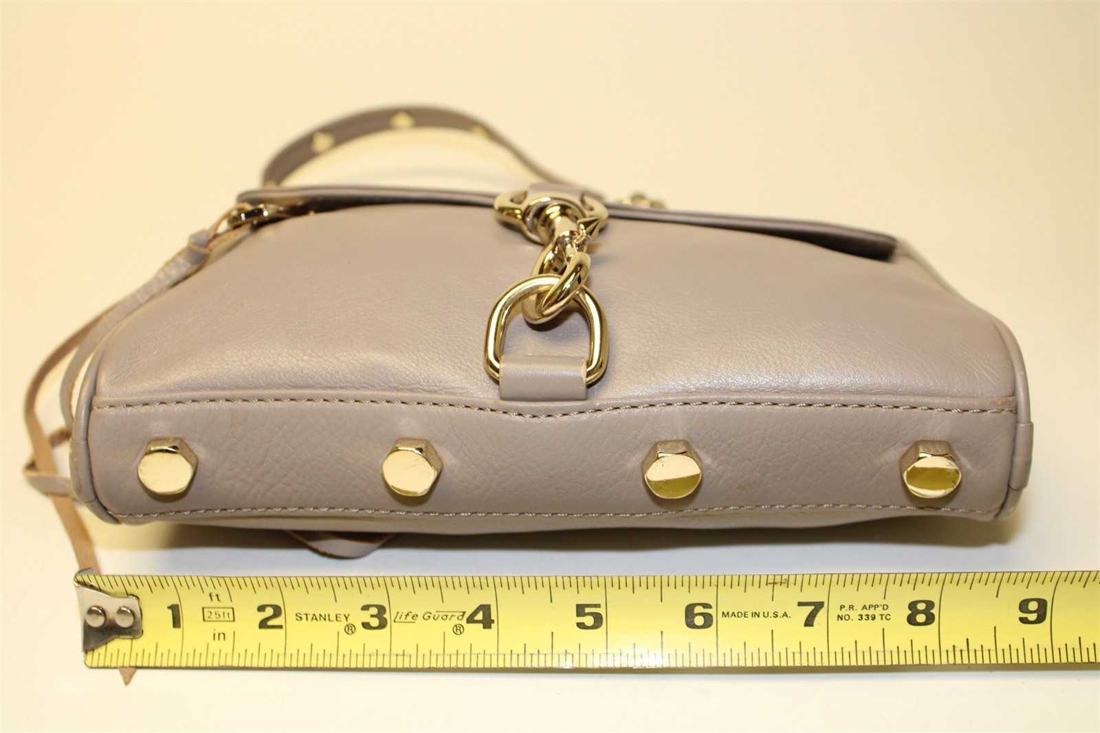 Rebecca Minkoff Mini MAC Convertible Crossbody Bag Leather Shoulder Satchel