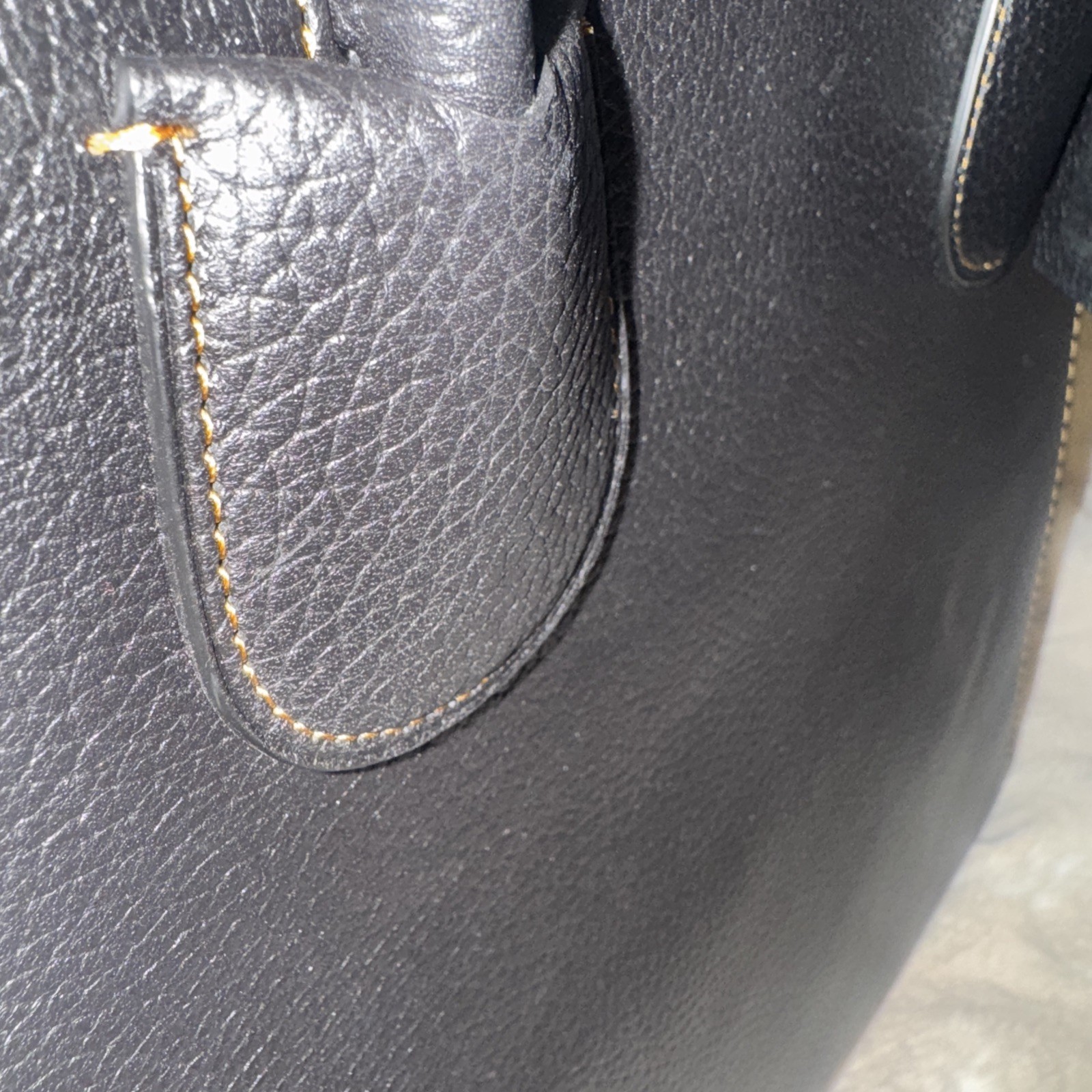 Coach 879 Glove-tanned Pebble Leather Cashin Tote 2 Black BNWT