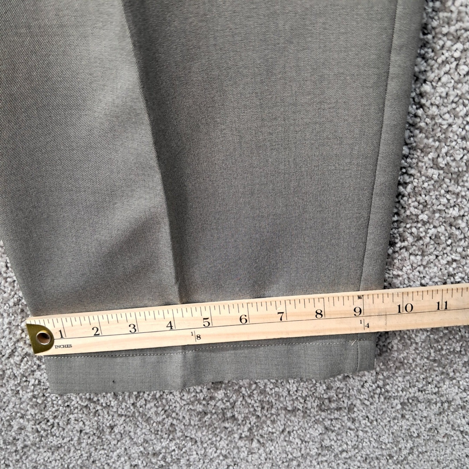 Haggar Cool 18 Mens Classic Fit Khaki Taupe Dress Pants 38×31 WPL 386 1017764