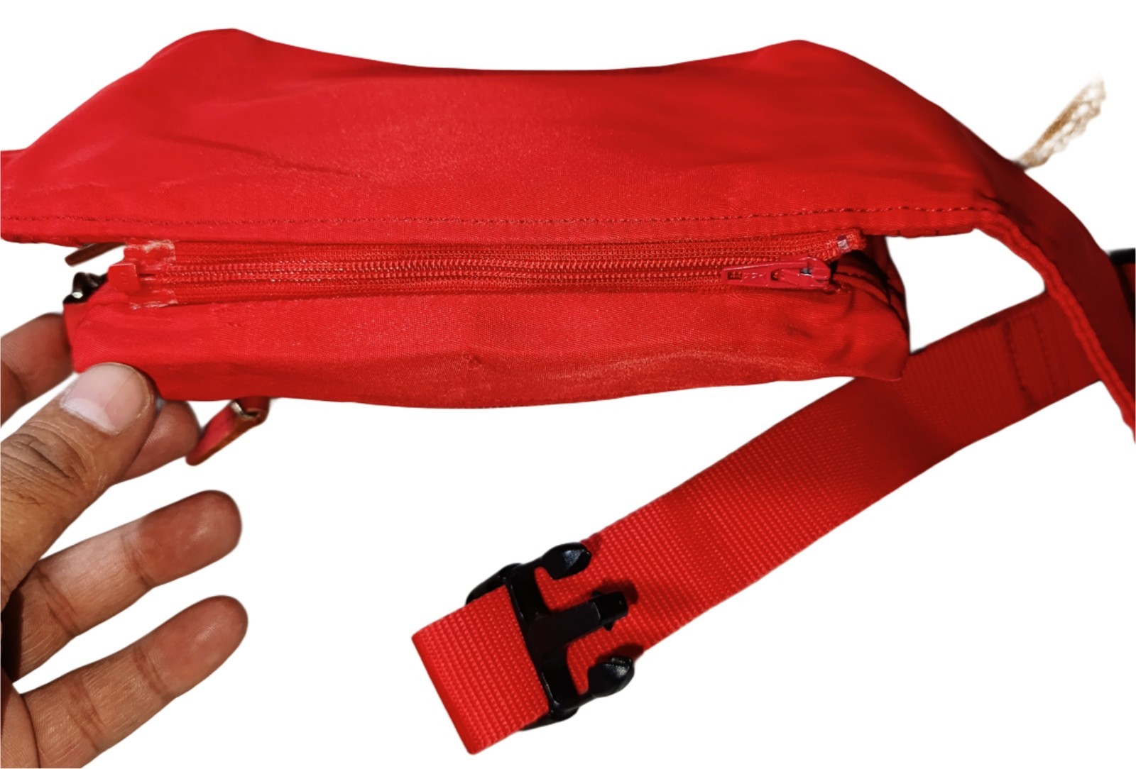 Burberry Red Golf Waist Bag