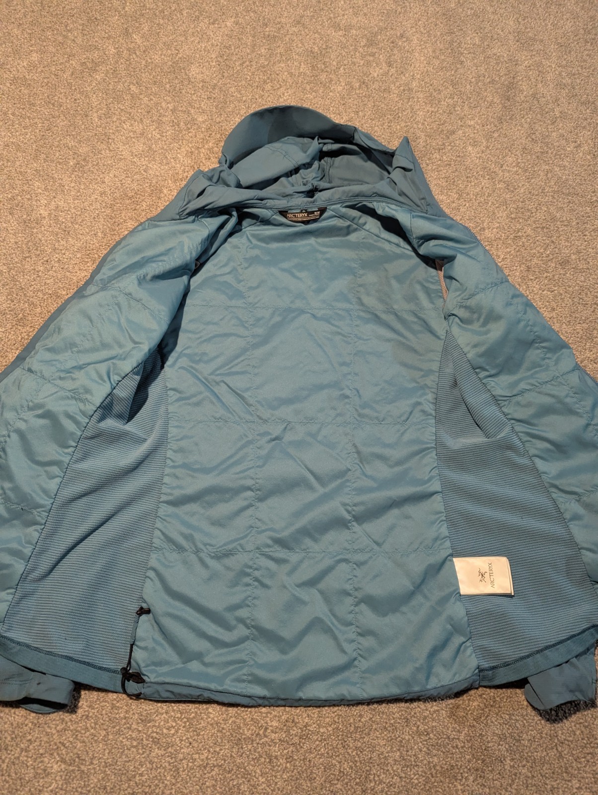 Arc’teryx Jacket Womens Medium Blue Atom SL Hoody Hooded Coat