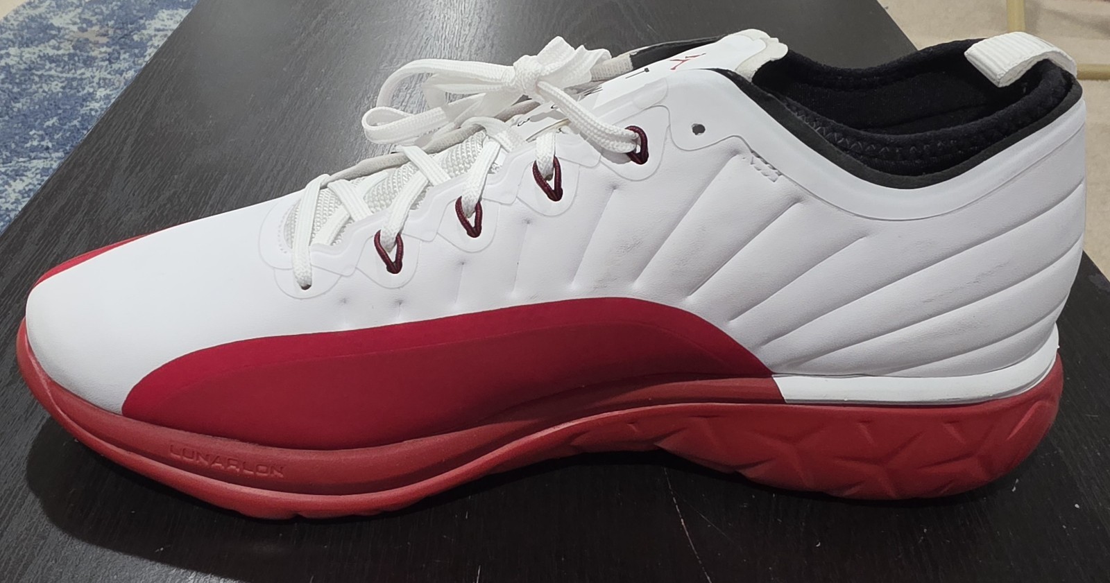Jordan Trainer Prime White Gym Red 881463-120 Mens Size 12 New No Box TWO3 AJ12