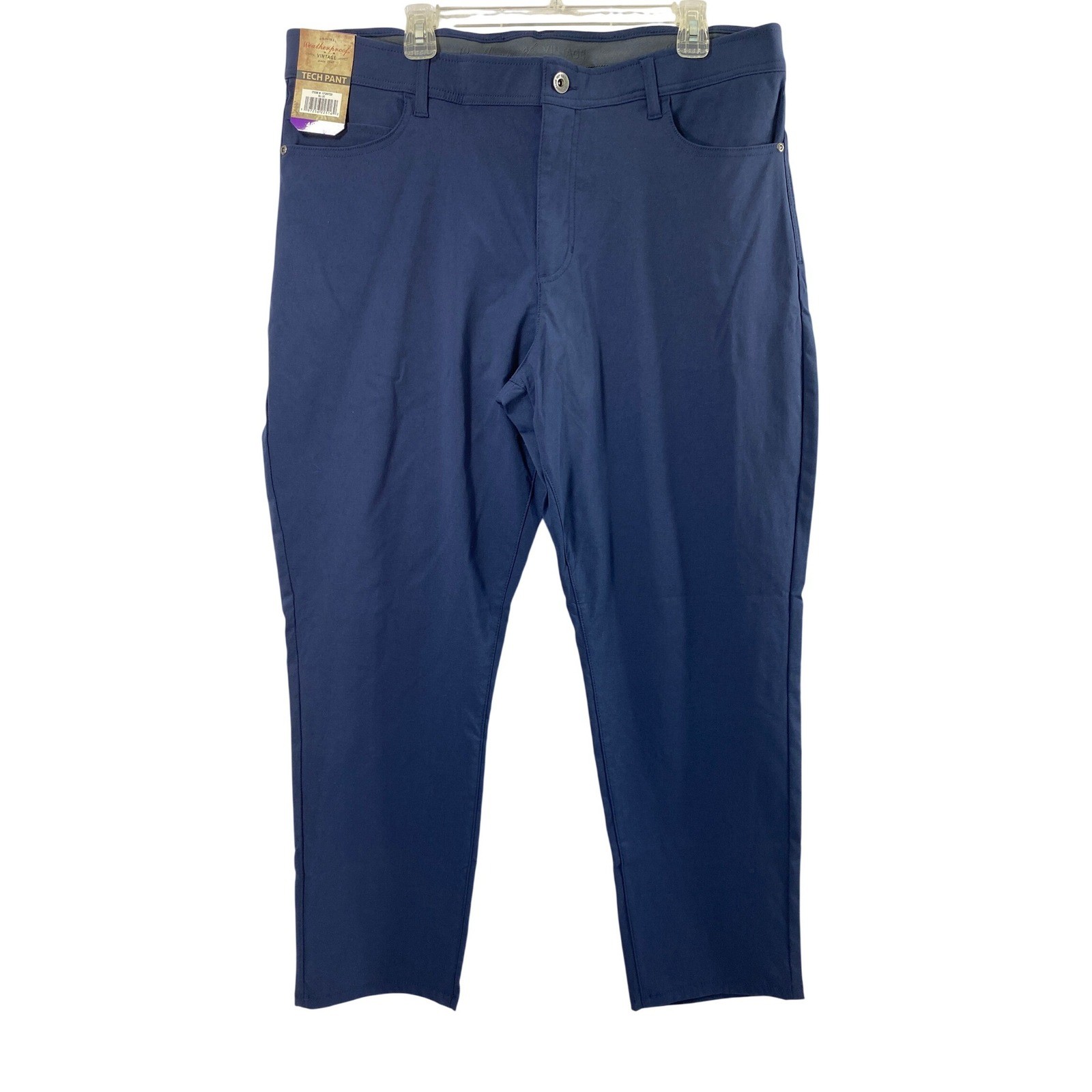 Weatherproof Tech Pant Mens 40×28 Blue Vintage 1720722 Stretch Nylon Outdoor