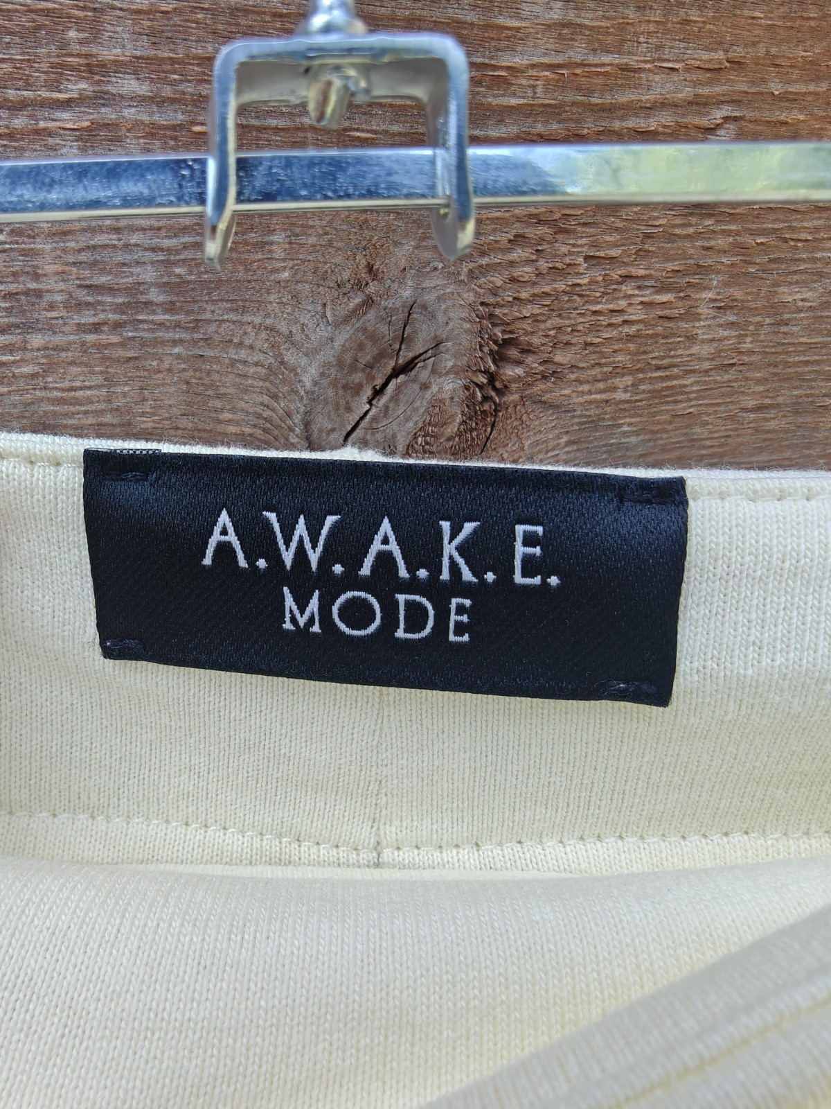 A.W.A.K.E Mode Button Embellished Maxi Skirt XS Fits W28, UK 10 Organic Cotton