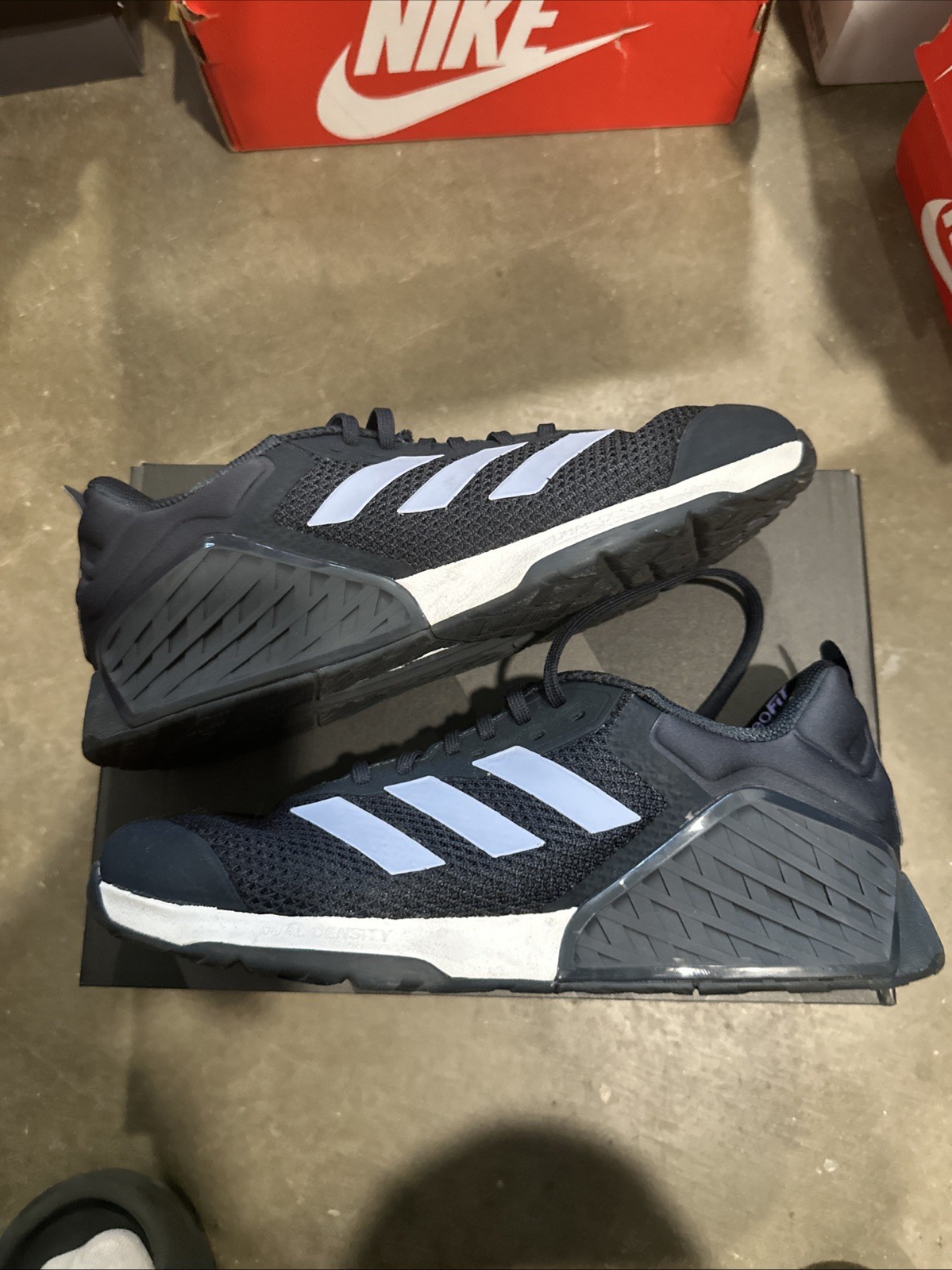 Size 9.5 – Adidas Dropset 3 Aurora Ink Semi Cobalt IH8362