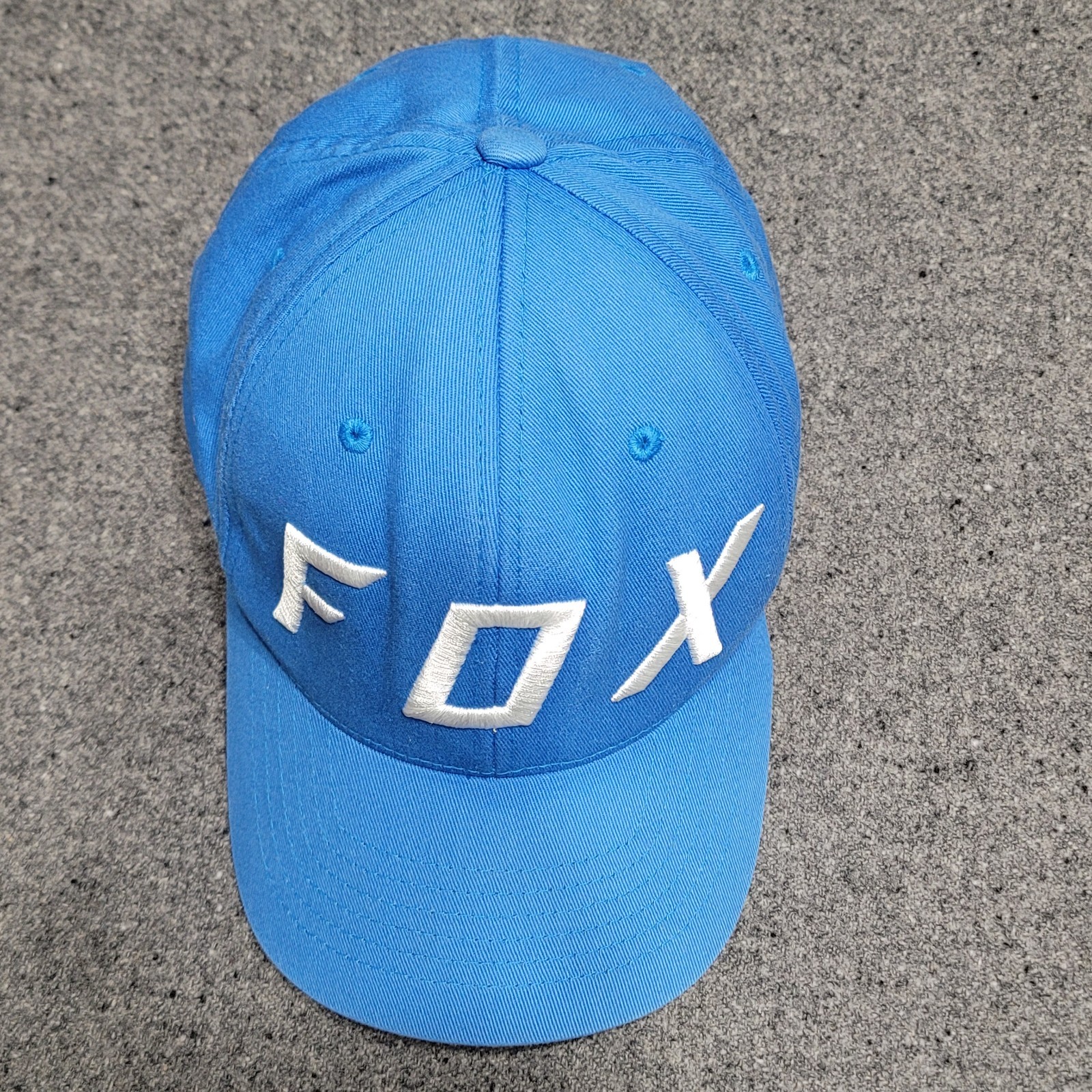 Fox Racing Hat Baseball Cap Mens Powder Blue 110 Flexfit Tech Snapback Curved