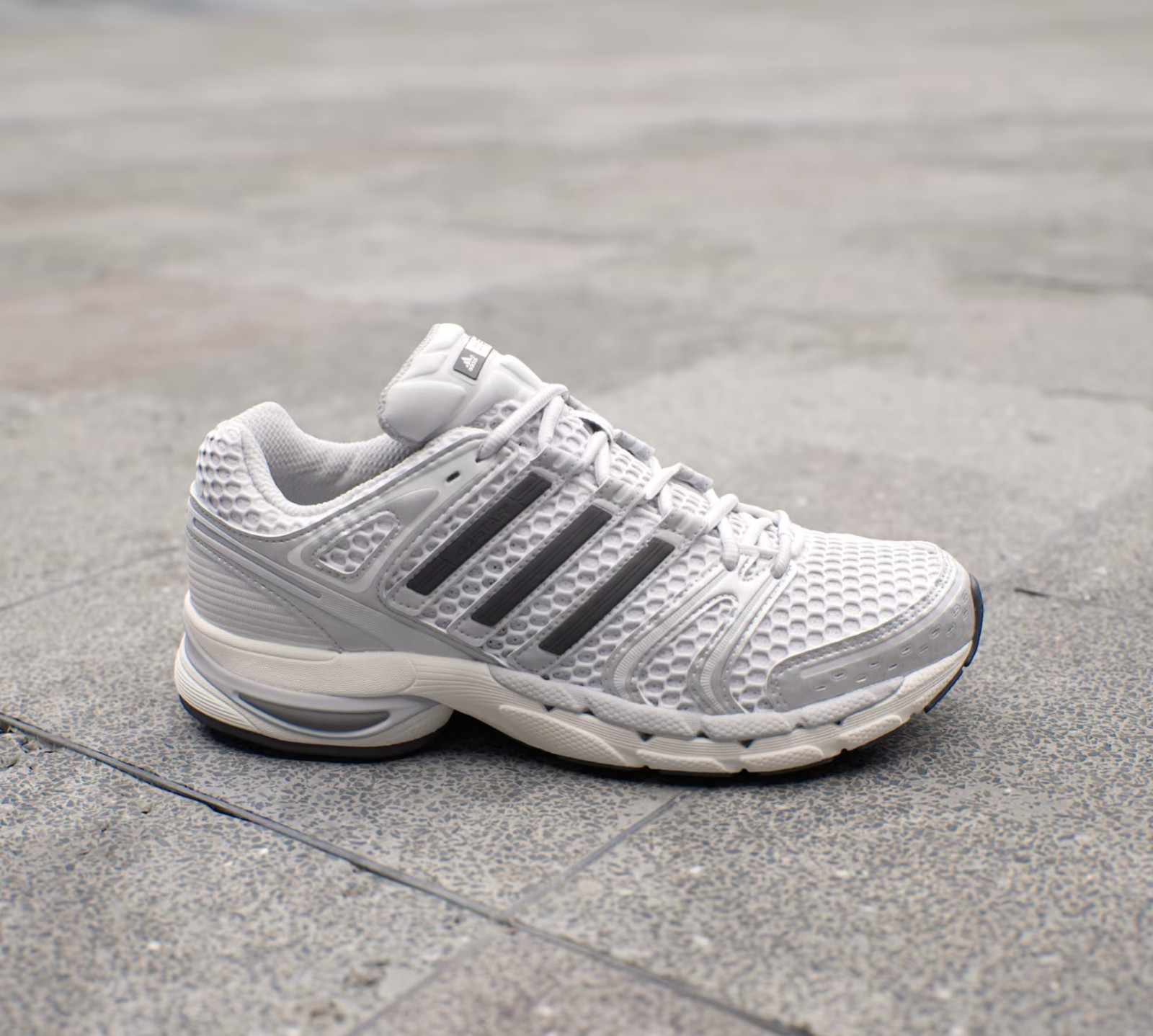 Adidas Originals Adistar Control 5 Silver Metallic Grey Running Men Shoes KI6121