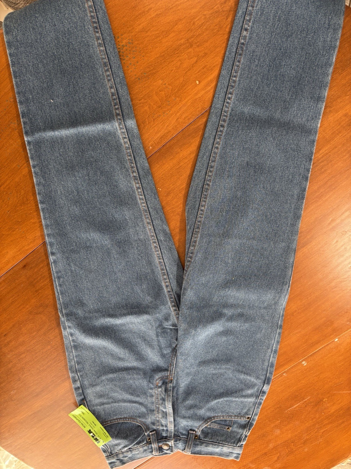 Vintage IKEA Employee Blue Denim Jeans Women’s Retail Equipment New With Tags