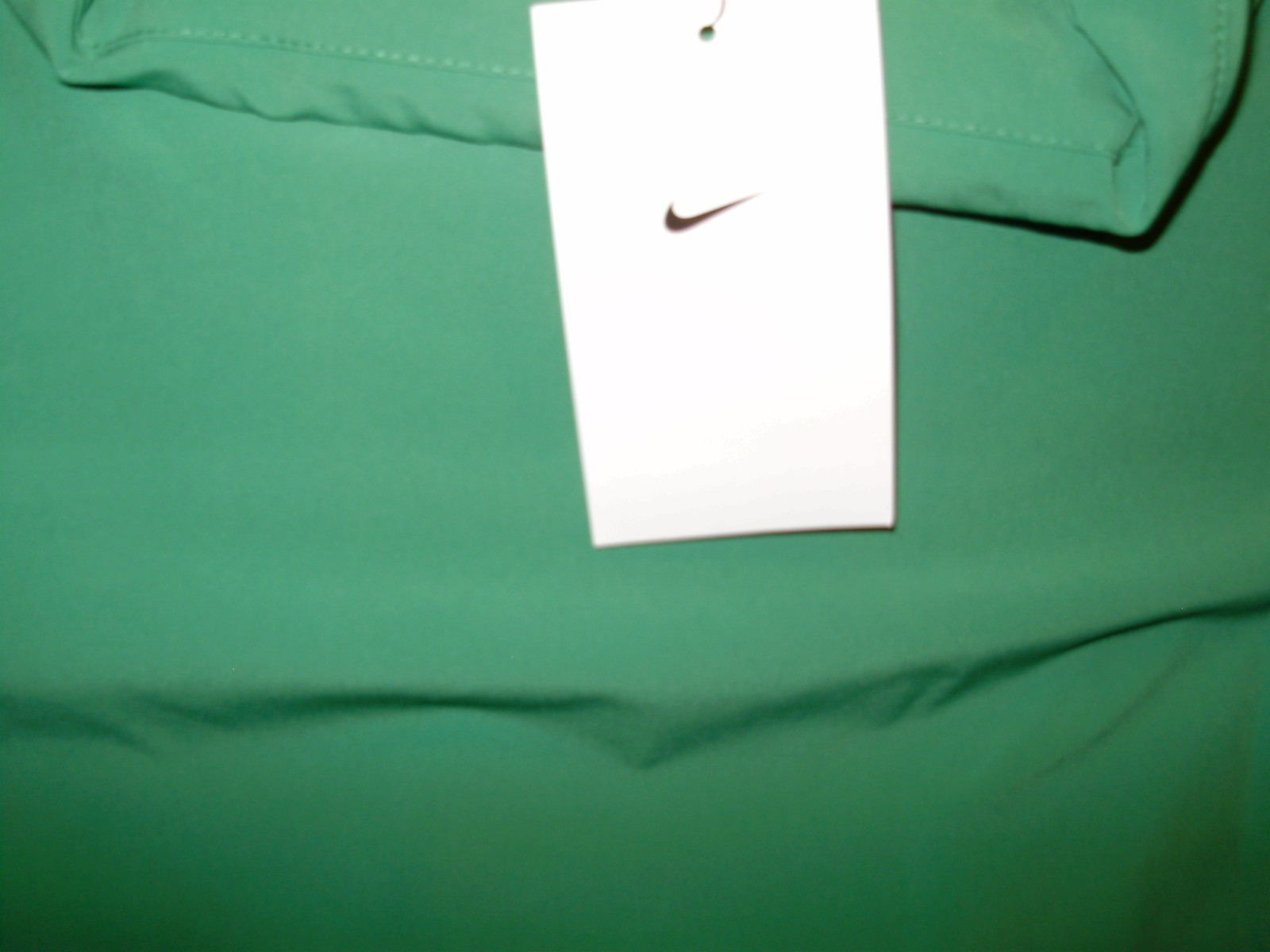 Nike Woven Coaches FJ9548 Apple Green 1/4 Zip Golf Hoodie Wind Jacket Mens Large