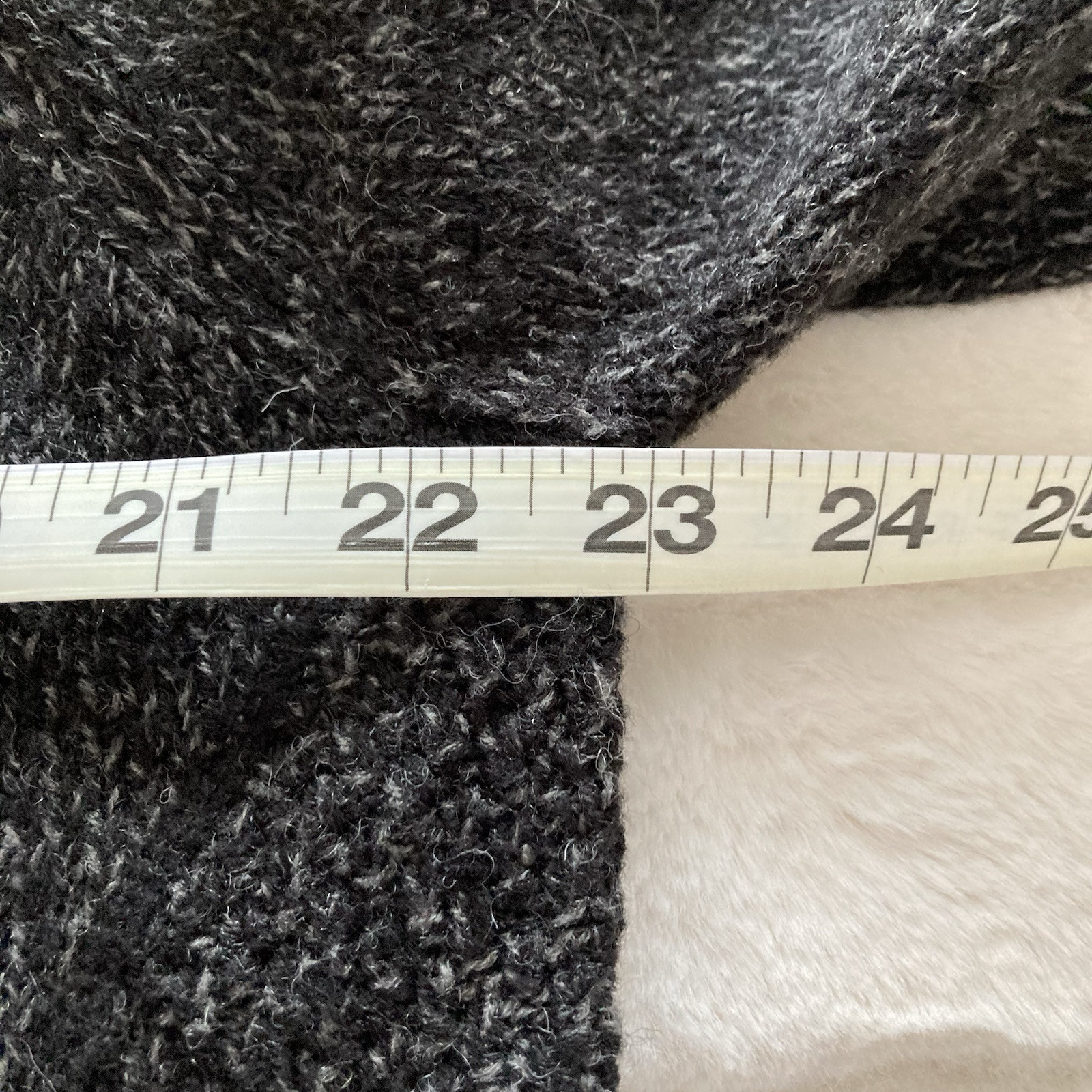 Emerald Isle Knitwear 1/4 Zip Wool Blend Pullover Sweater Mens Large Charcoal