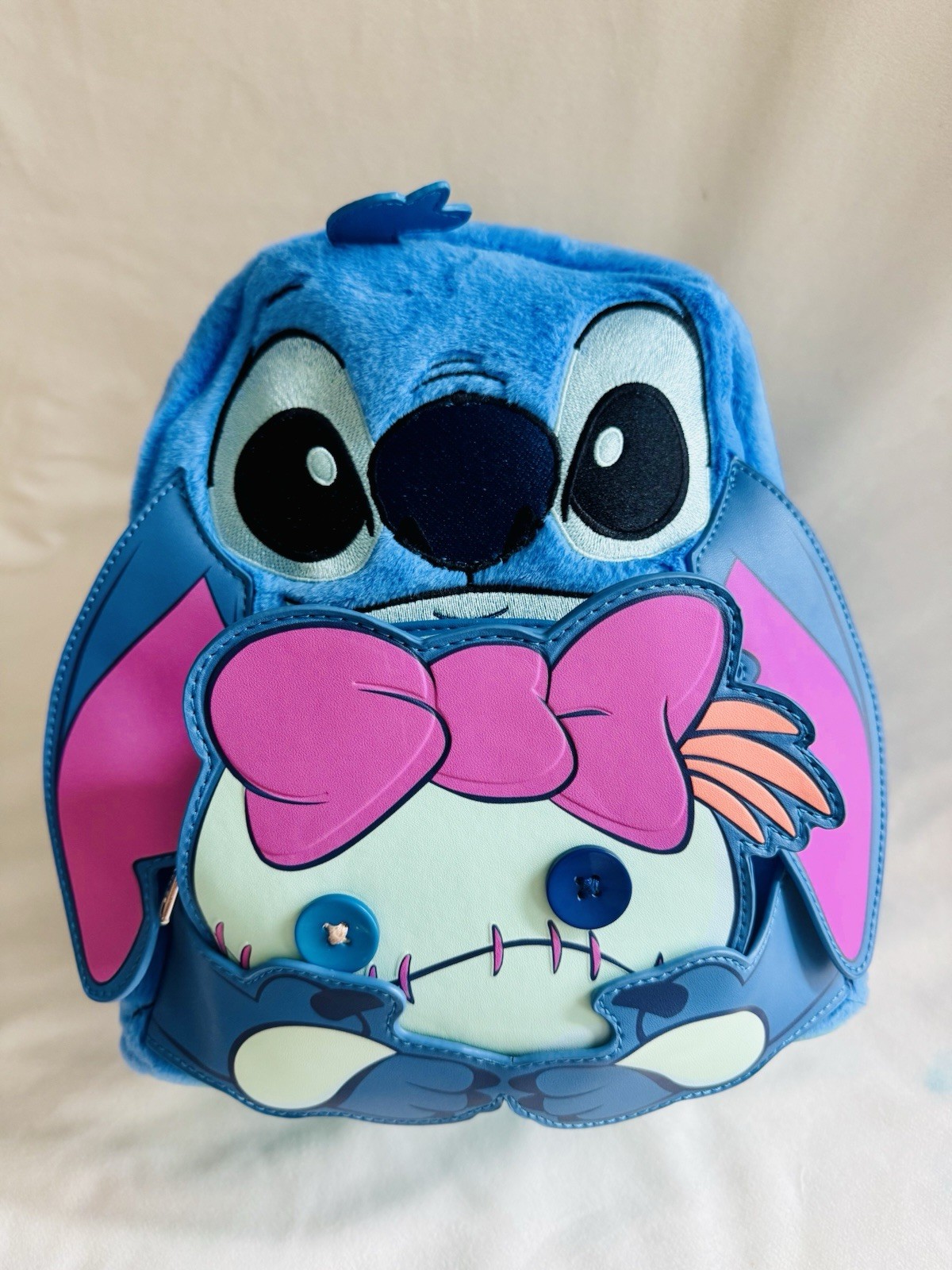 Loungefly Disney Stitch & Scrump Plush Mini Backpack Limited Edition