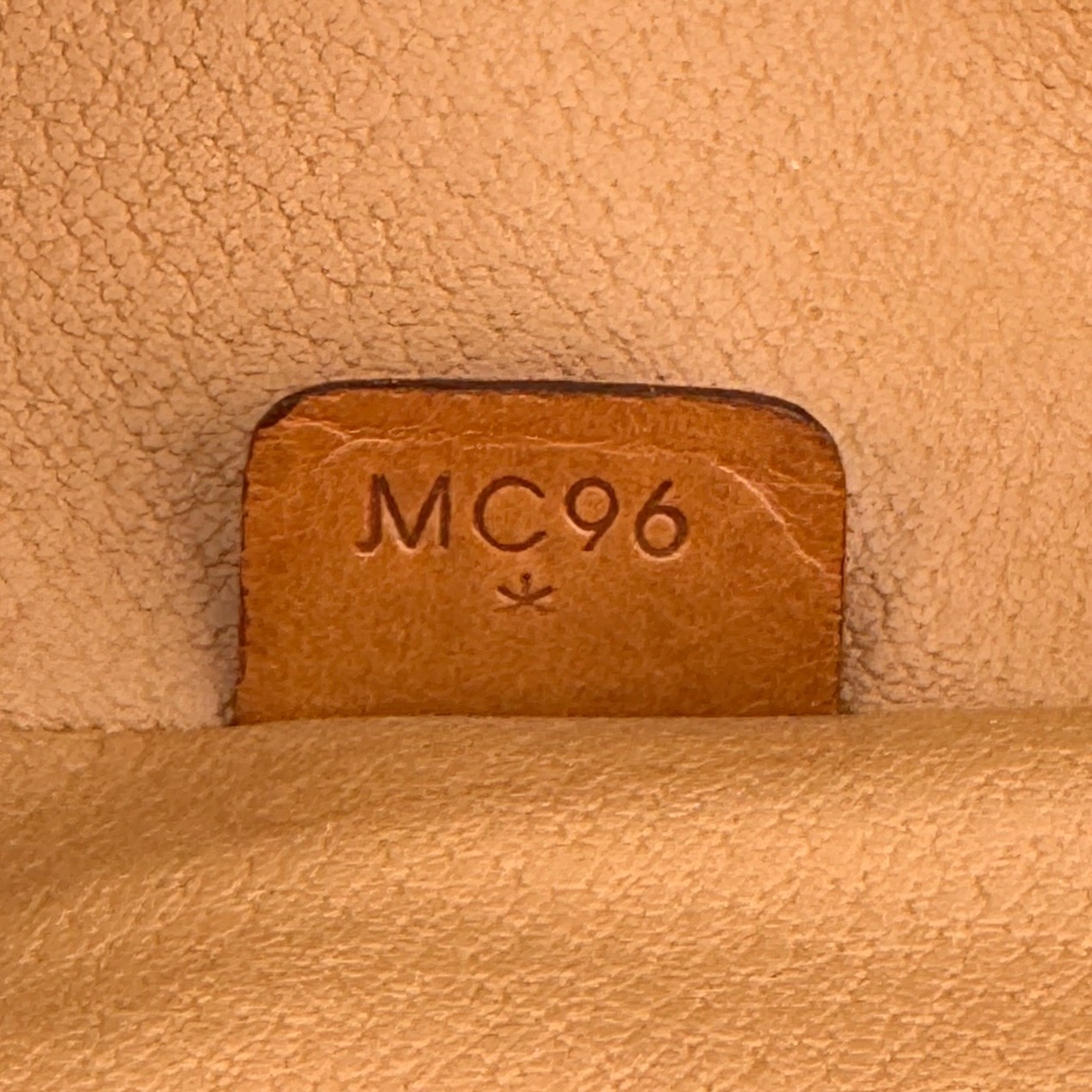 CELINE Macadam Vanity Bag Brown Cosmetic Pouch Handbag Authentic 0035