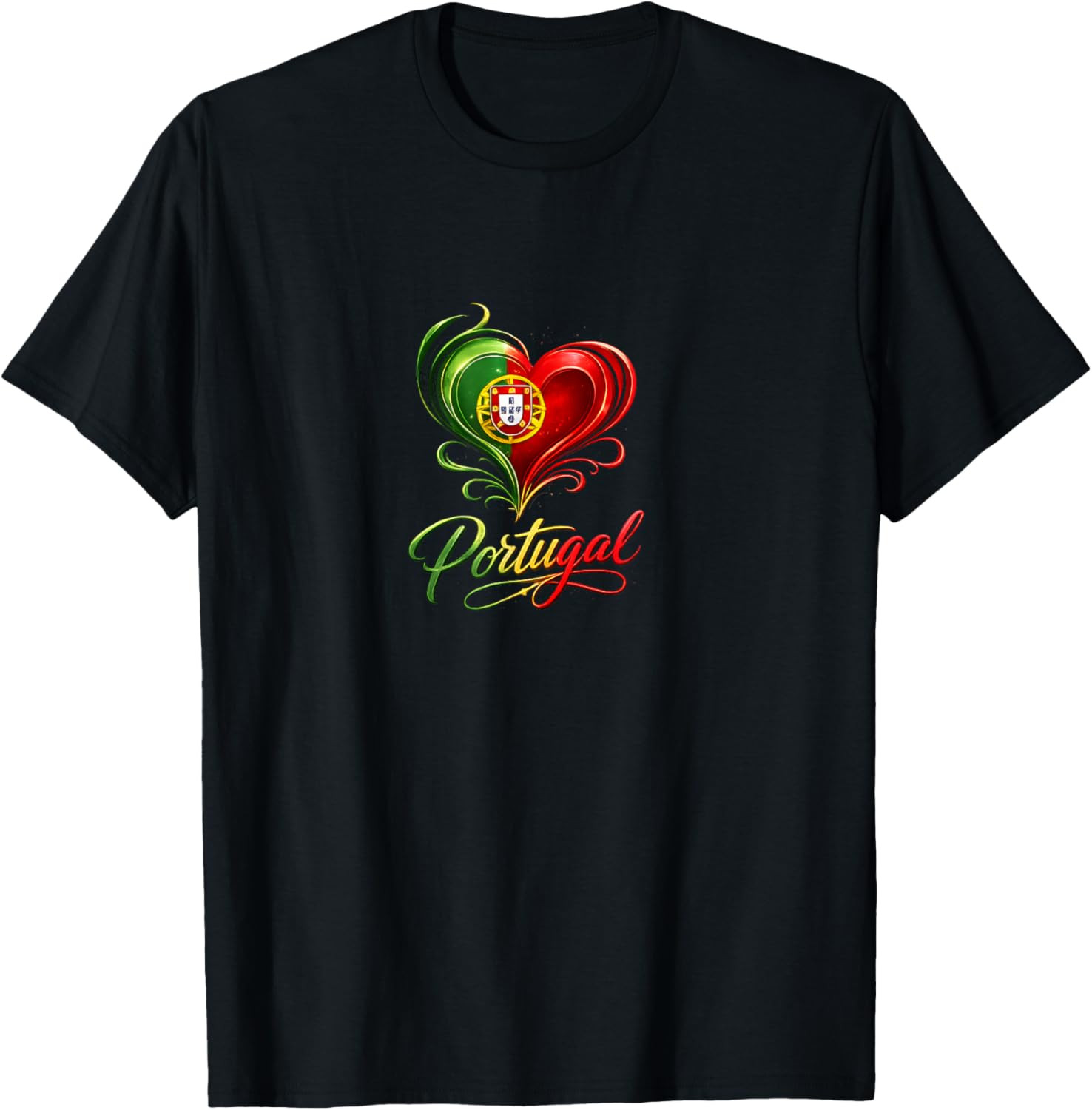 Portugal Heart Love Kids Adults T-Shirt