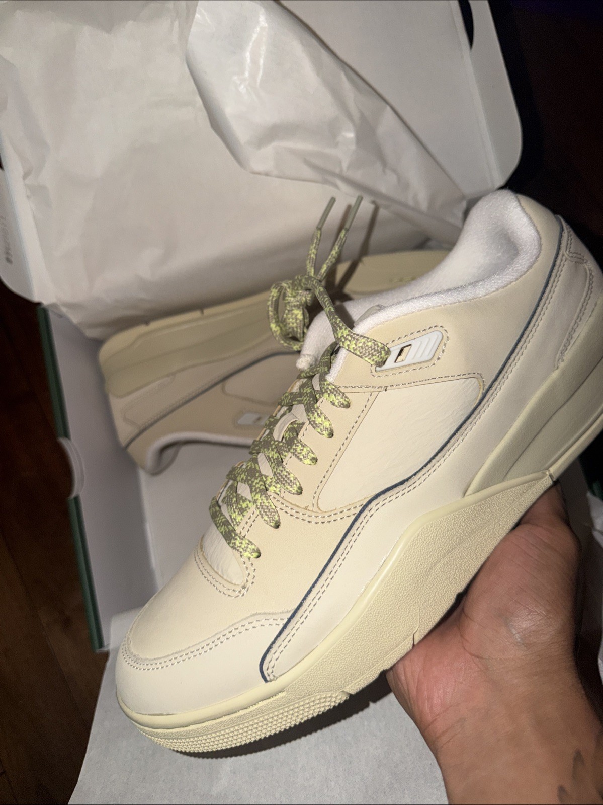 Jordan Flight Court Phantom Desert Khaki Size 11.5 Men (HF3255-203)