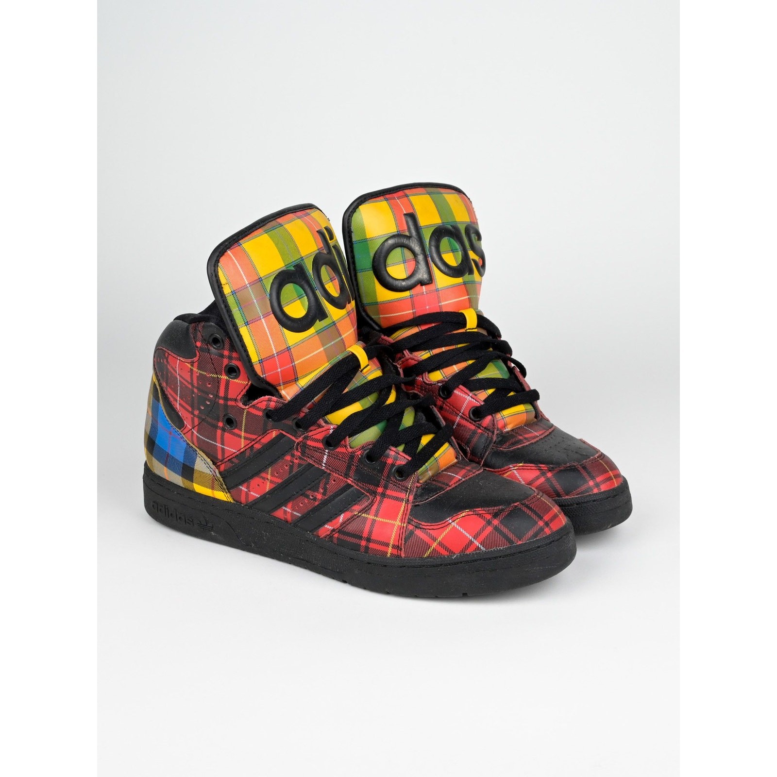 Adidas x Jeremy Scott Instinct Hi “Tartan Plaid” – Size 10