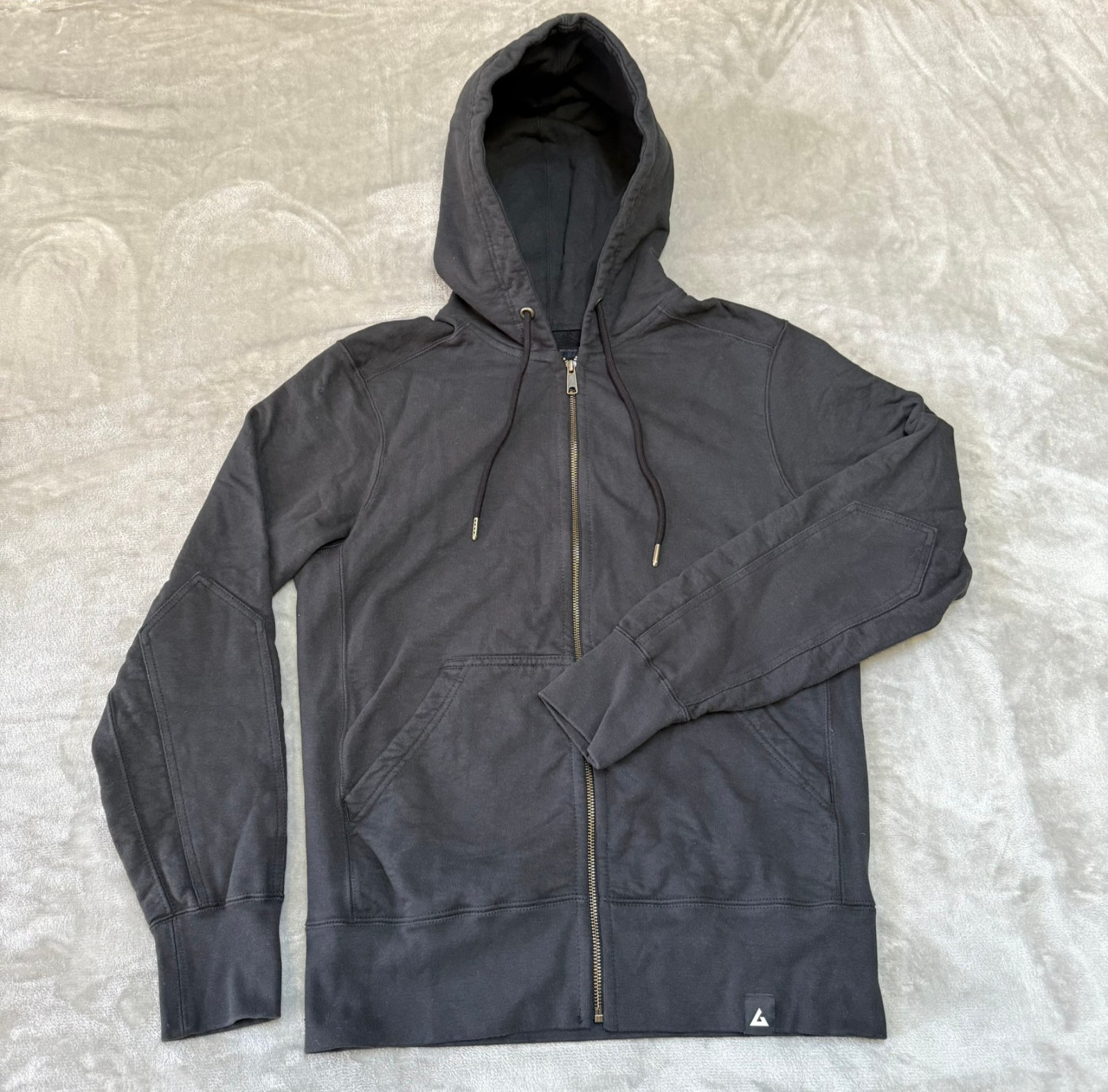 American Giant Classic Full Zip Hoodie Mens Medium Black Heavy $168 USA New NWOT
